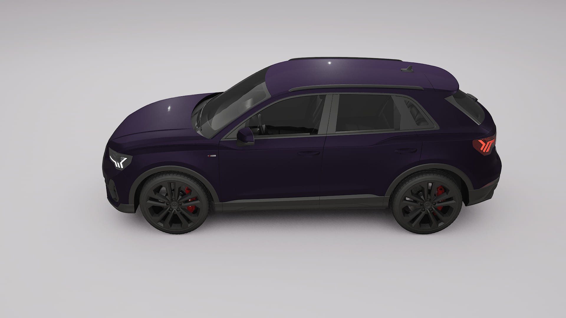 Audi Q3 S Line F3 TPU Lakbeschermingsfolie | VIOLET Kleurveranderende PPF – Volledig Voorgesneden Kit