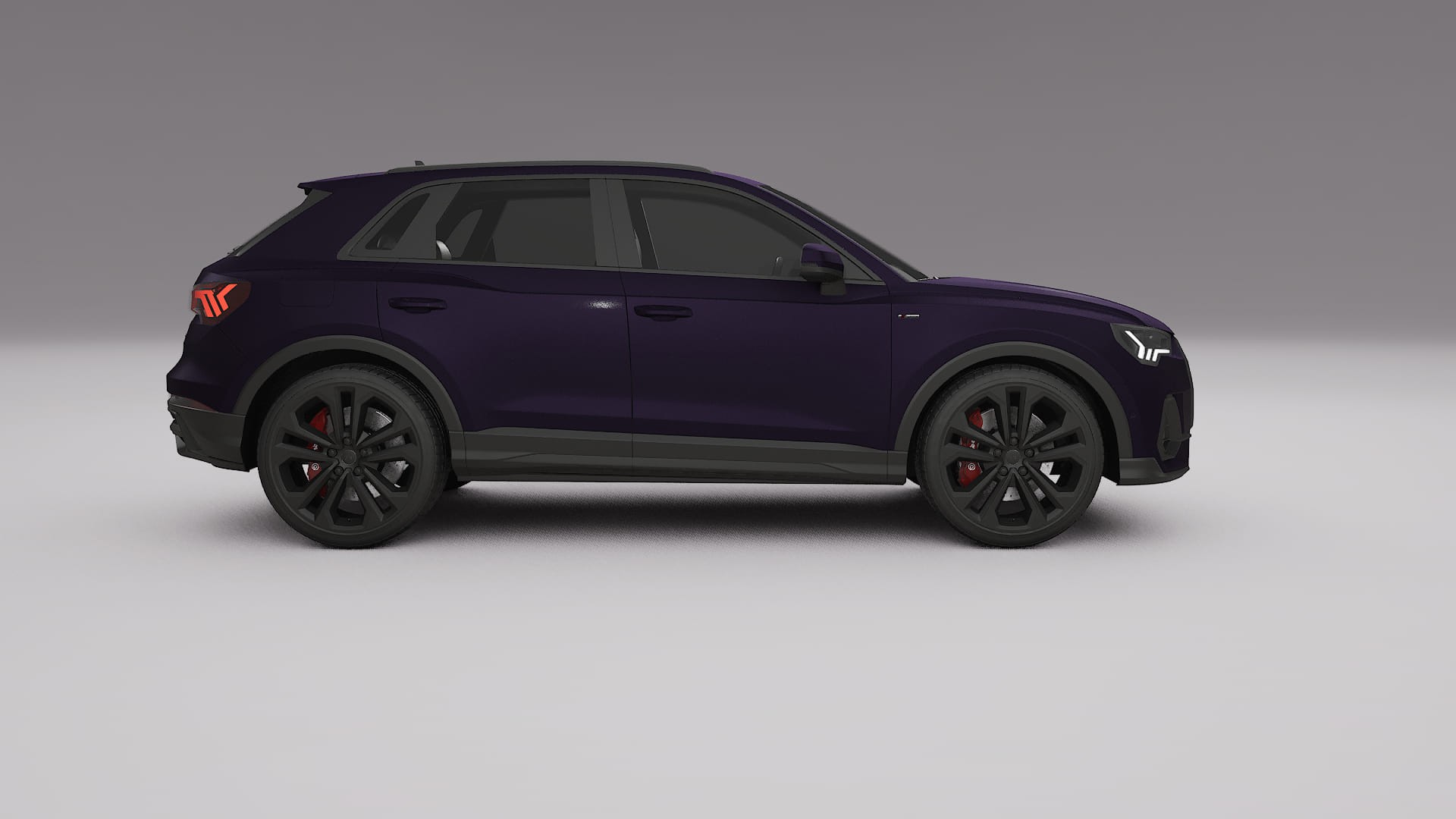 Audi Q3 S Line F3 TPU Lakbeschermingsfolie | VIOLET Kleurveranderende PPF – Volledig Voorgesneden Kit