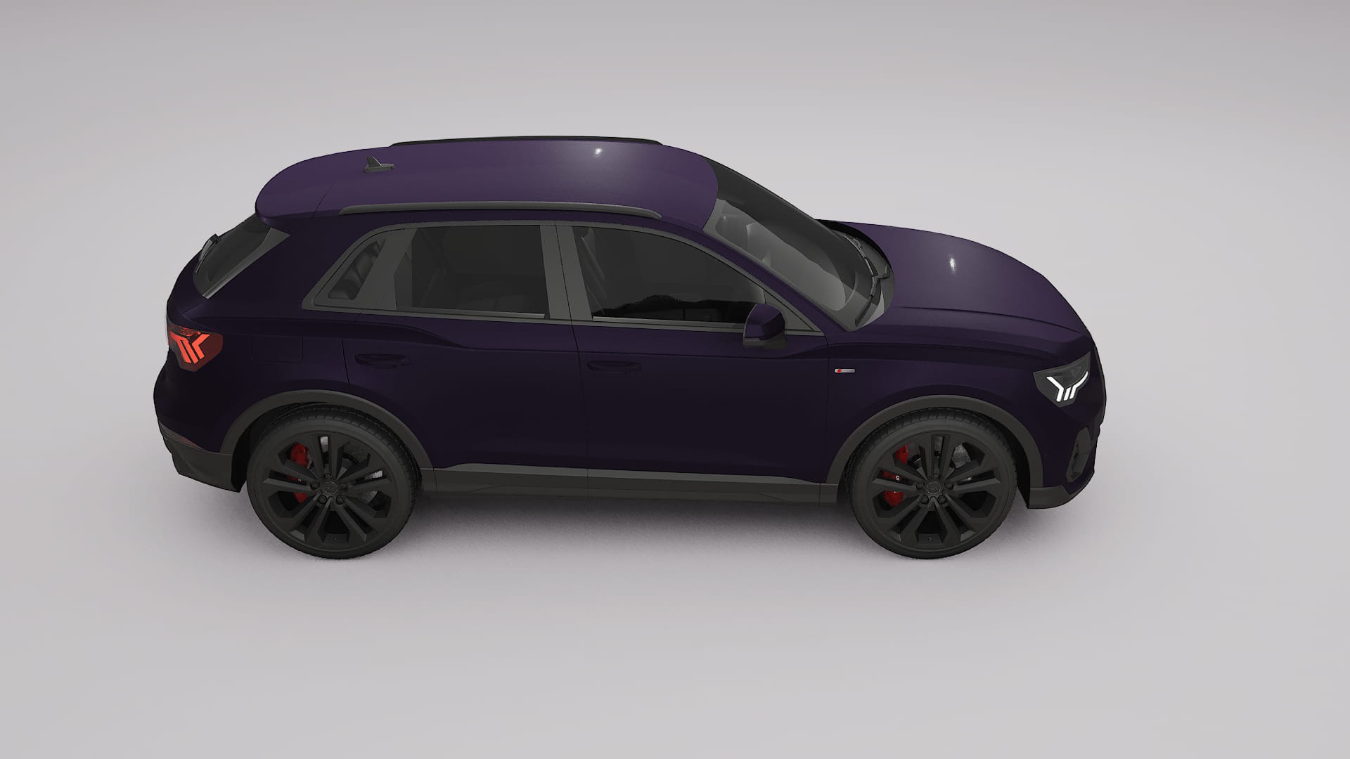 Audi Q3 S Line F3 TPU Lakbeschermingsfolie | VIOLET Kleurveranderende PPF – Volledig Voorgesneden Kit
