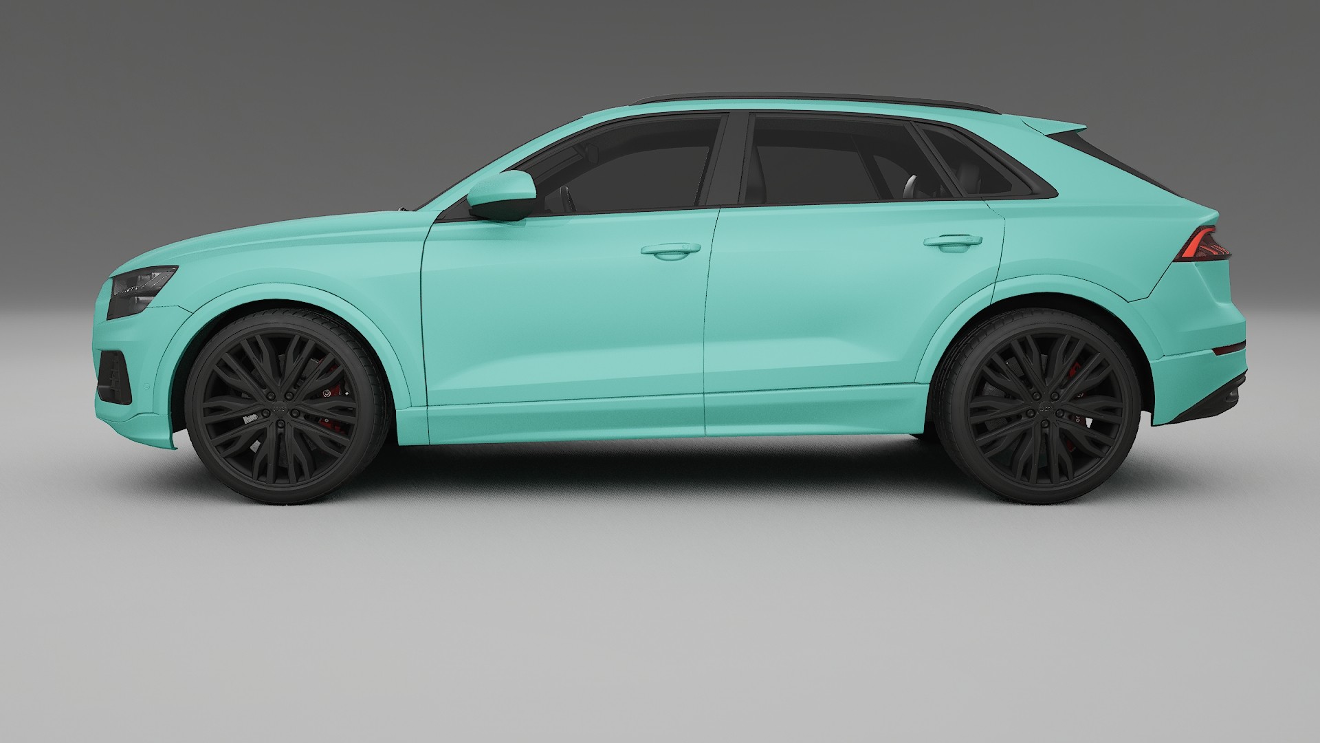 Audi Q8 F1 prefacelift pre LCI TPU Lakbeschermingsfolie | FROST Kleurveranderende PPF – Volledig Voorgesneden Kit