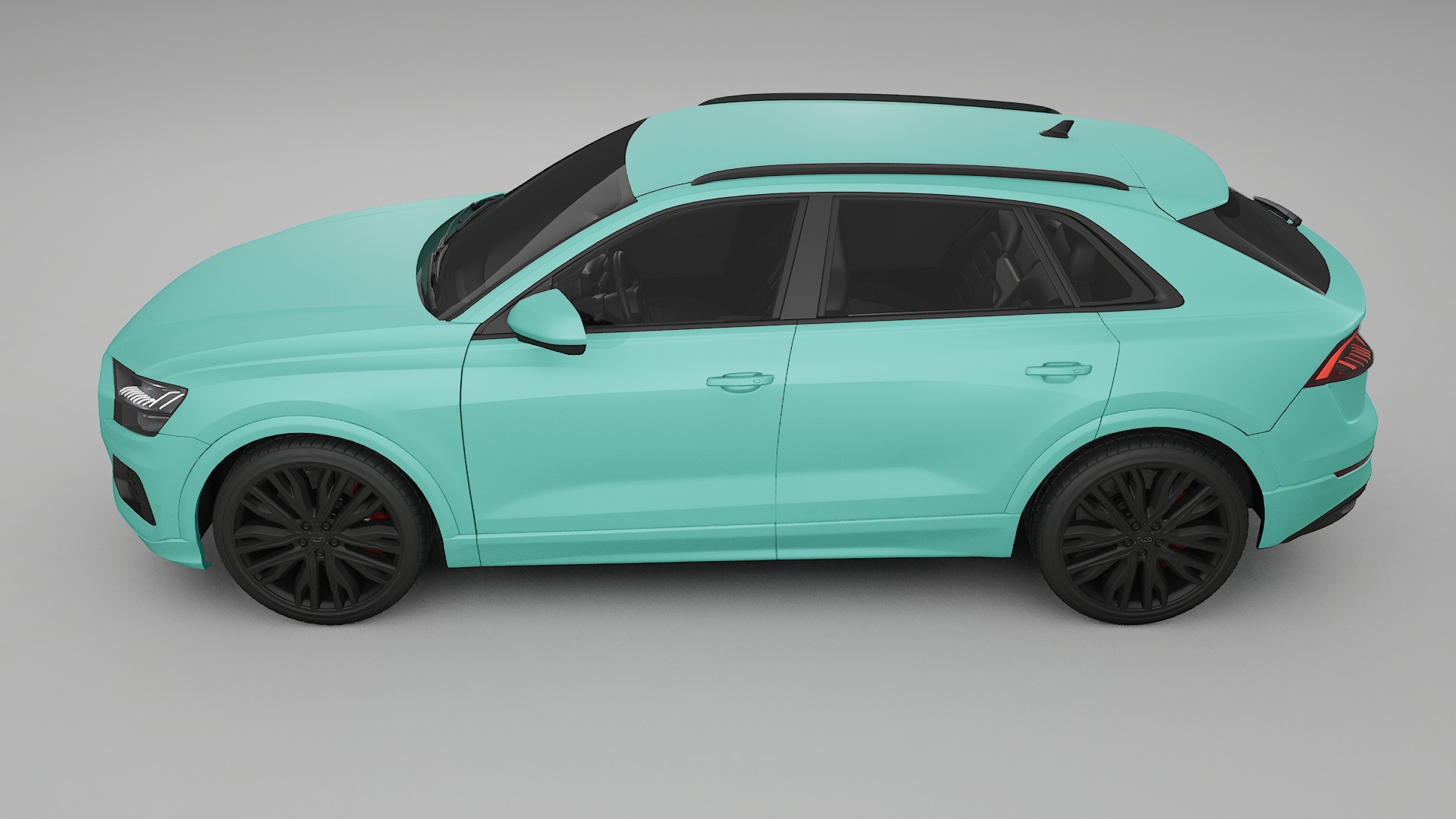 Audi Q8 F1 prefacelift pre LCI TPU Lakbeschermingsfolie | FROST Kleurveranderende PPF – Volledig Voorgesneden Kit