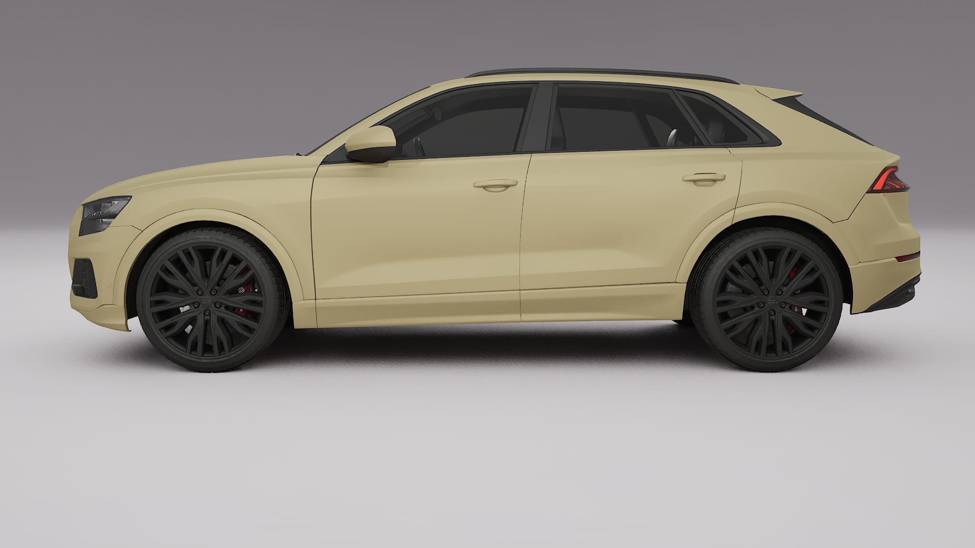 Audi Q8 F1 prefacelift pre LCI TPU Lakbeschermingsfolie | SAND Kleurveranderende PPF – Volledig Voorgesneden Kit