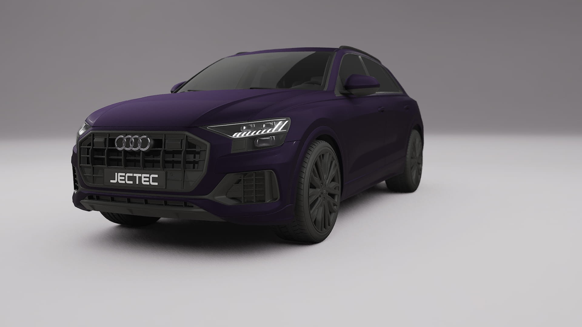 Audi Q8 F1 prefacelift pre LCI TPU Lakbeschermingsfolie | VIOLET Kleurveranderende PPF – Volledig Voorgesneden Kit