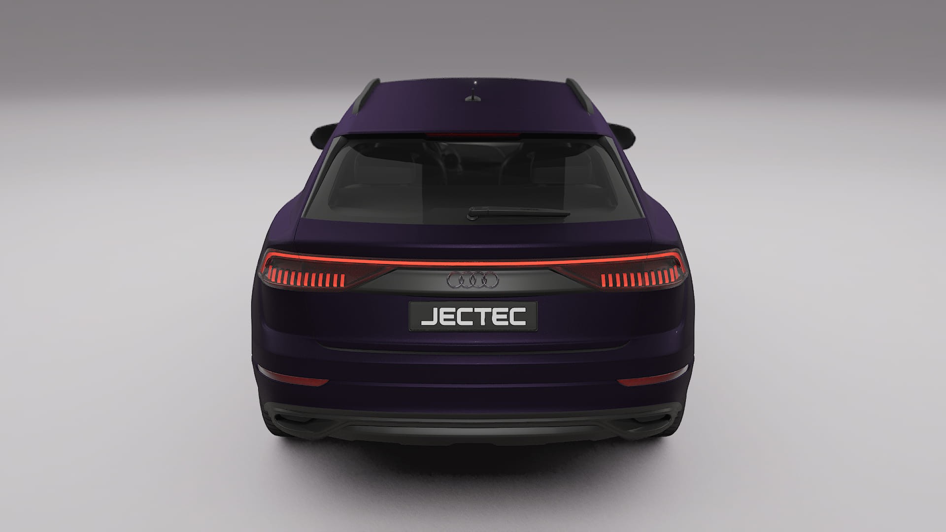 Audi Q8 F1 prefacelift pre LCI TPU Lakbeschermingsfolie | VIOLET Kleurveranderende PPF – Volledig Voorgesneden Kit