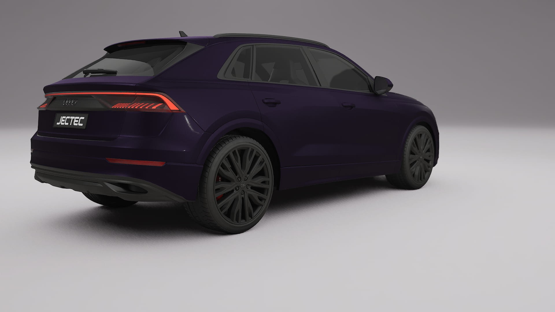 Audi Q8 F1 prefacelift pre LCI TPU Lakbeschermingsfolie | VIOLET Kleurveranderende PPF – Volledig Voorgesneden Kit