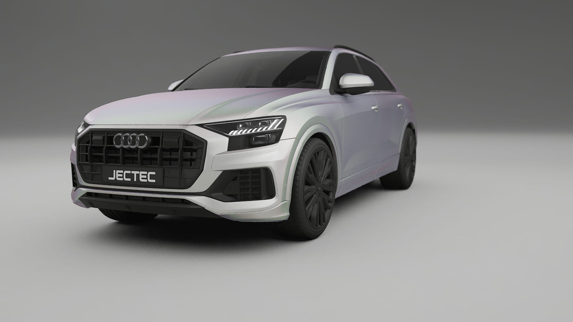 Audi Q8 F1 prefacelift pre LCI TPU Lakbeschermingsfolie | NEBULA Kleurveranderende PPF – Volledig Voorgesneden Kit