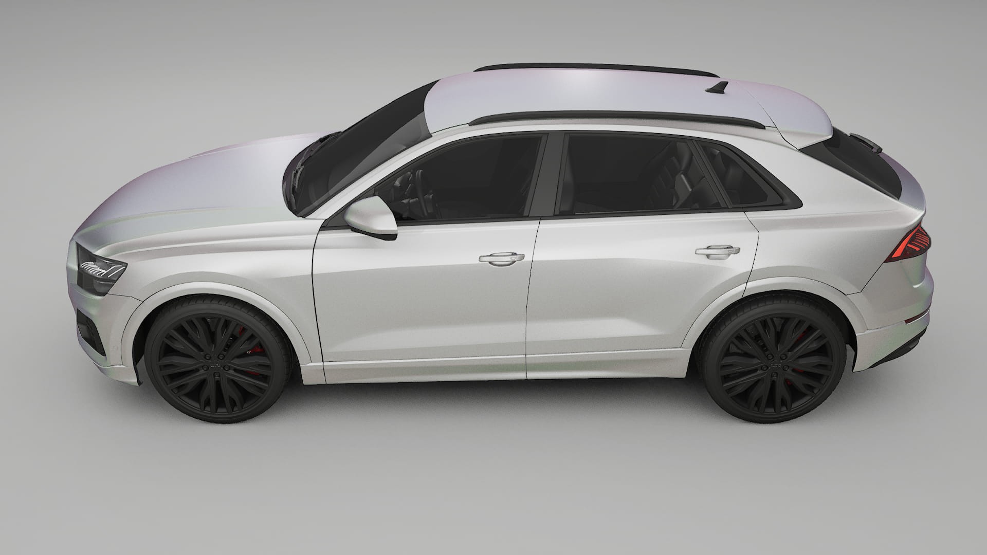 Audi Q8 F1 prefacelift pre LCI TPU Lakbeschermingsfolie | NEBULA Kleurveranderende PPF – Volledig Voorgesneden Kit