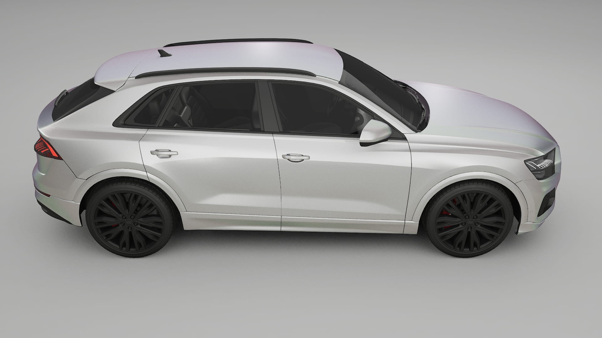 Audi Q8 F1 prefacelift pre LCI TPU Lakbeschermingsfolie | NEBULA Kleurveranderende PPF – Volledig Voorgesneden Kit