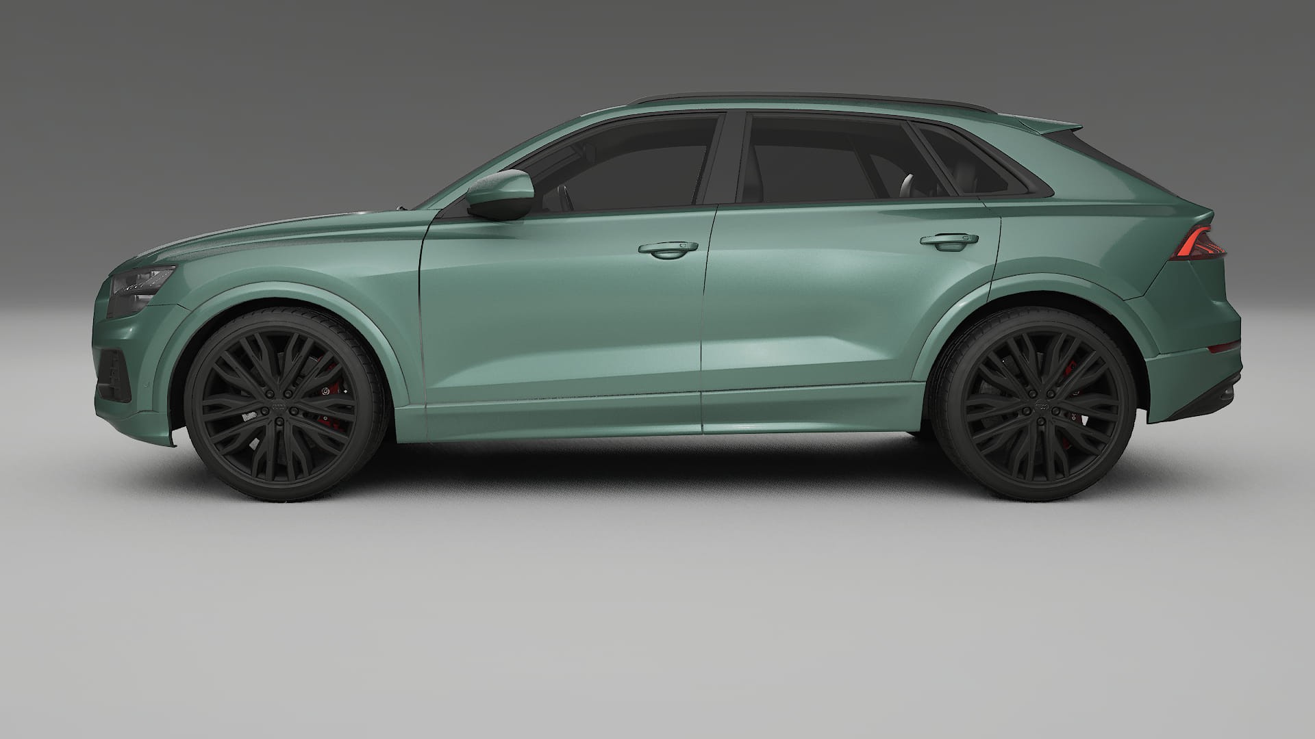 Audi Q8 F1 prefacelift pre LCI TPU Lakbeschermingsfolie | EVERGREEN Kleurveranderende PPF – Volledig Voorgesneden Kit
