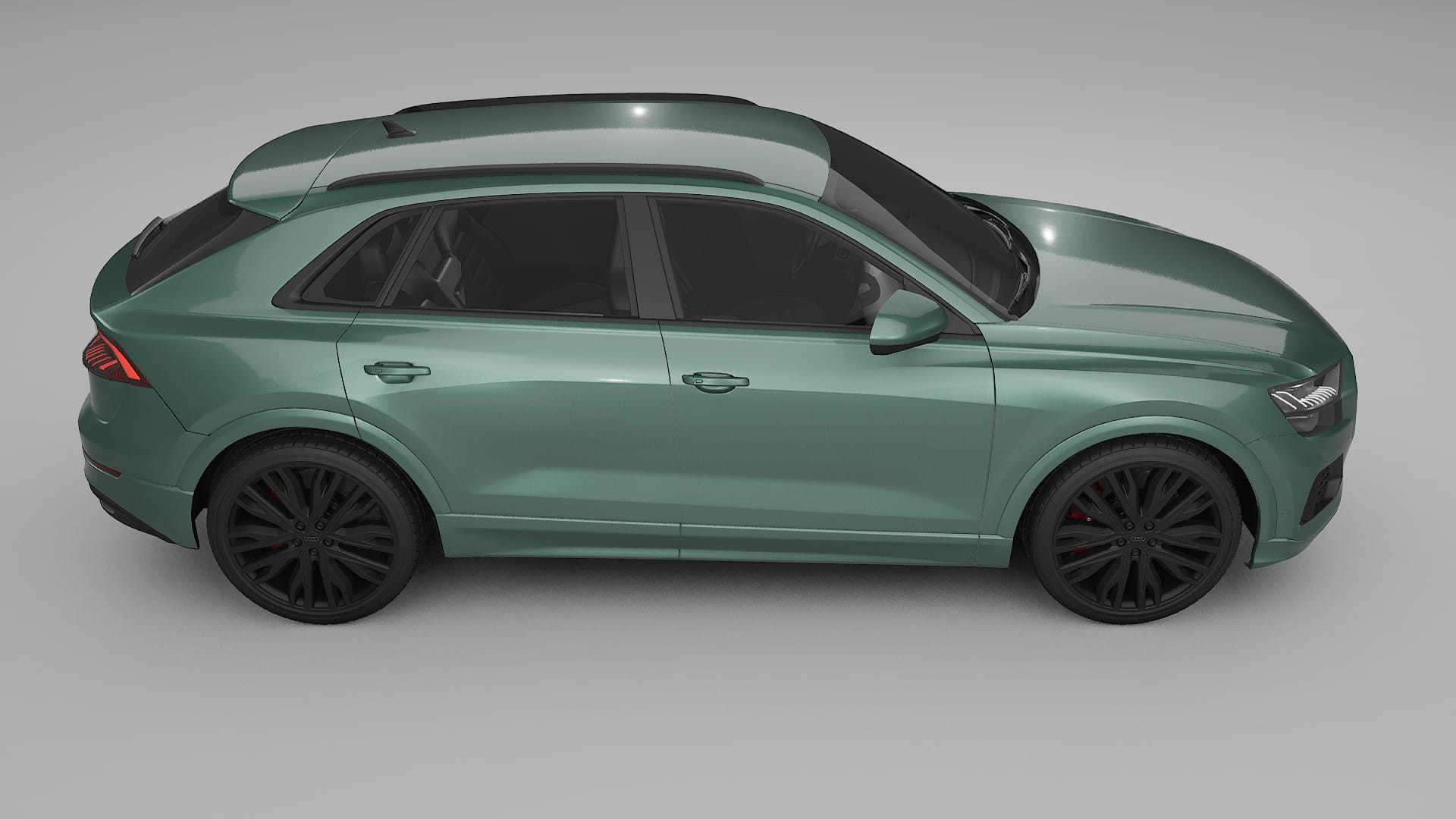 Audi Q8 F1 prefacelift pre LCI TPU Lakbeschermingsfolie | EVERGREEN Kleurveranderende PPF – Volledig Voorgesneden Kit