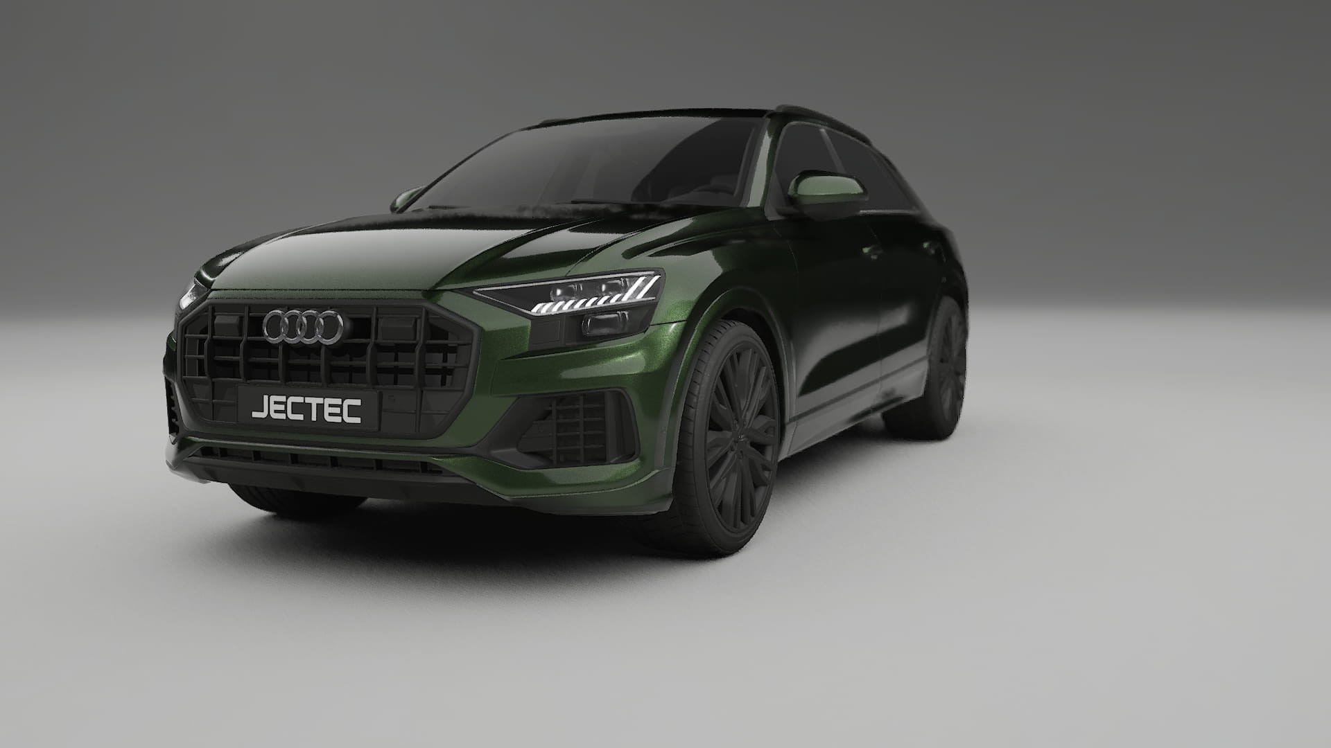 Audi Q8 F1 prefacelift pre LCI TPU Lakbeschermingsfolie | LAGOON Kleurveranderende PPF – Volledig Voorgesneden Kit