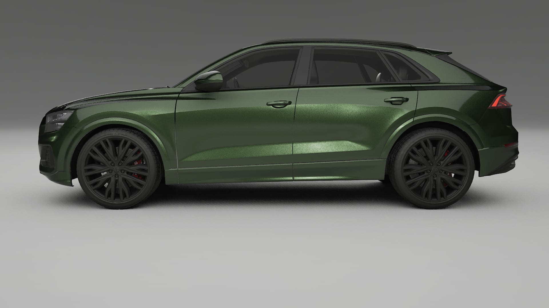 Audi Q8 F1 prefacelift pre LCI TPU Lakbeschermingsfolie | LAGOON Kleurveranderende PPF – Volledig Voorgesneden Kit