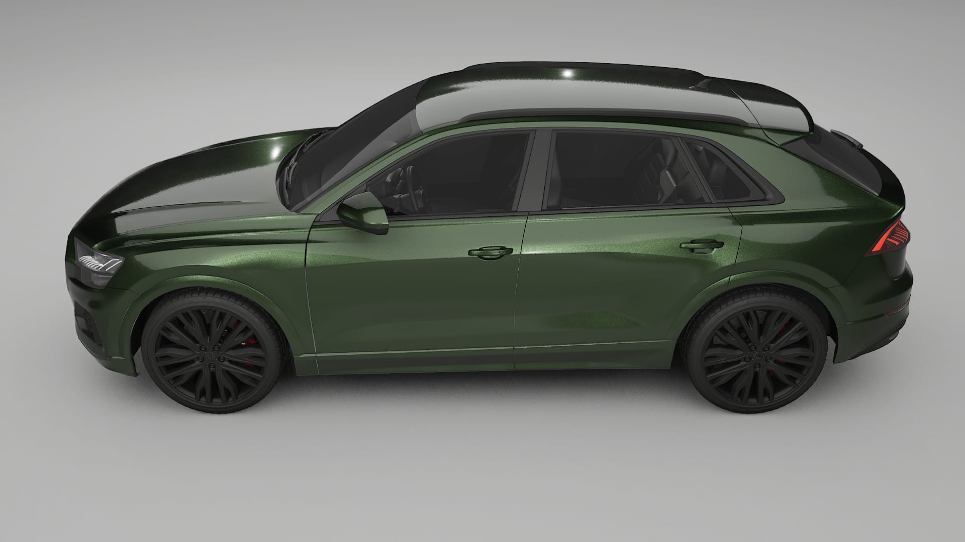 Audi Q8 F1 prefacelift pre LCI TPU Lakbeschermingsfolie | LAGOON Kleurveranderende PPF – Volledig Voorgesneden Kit