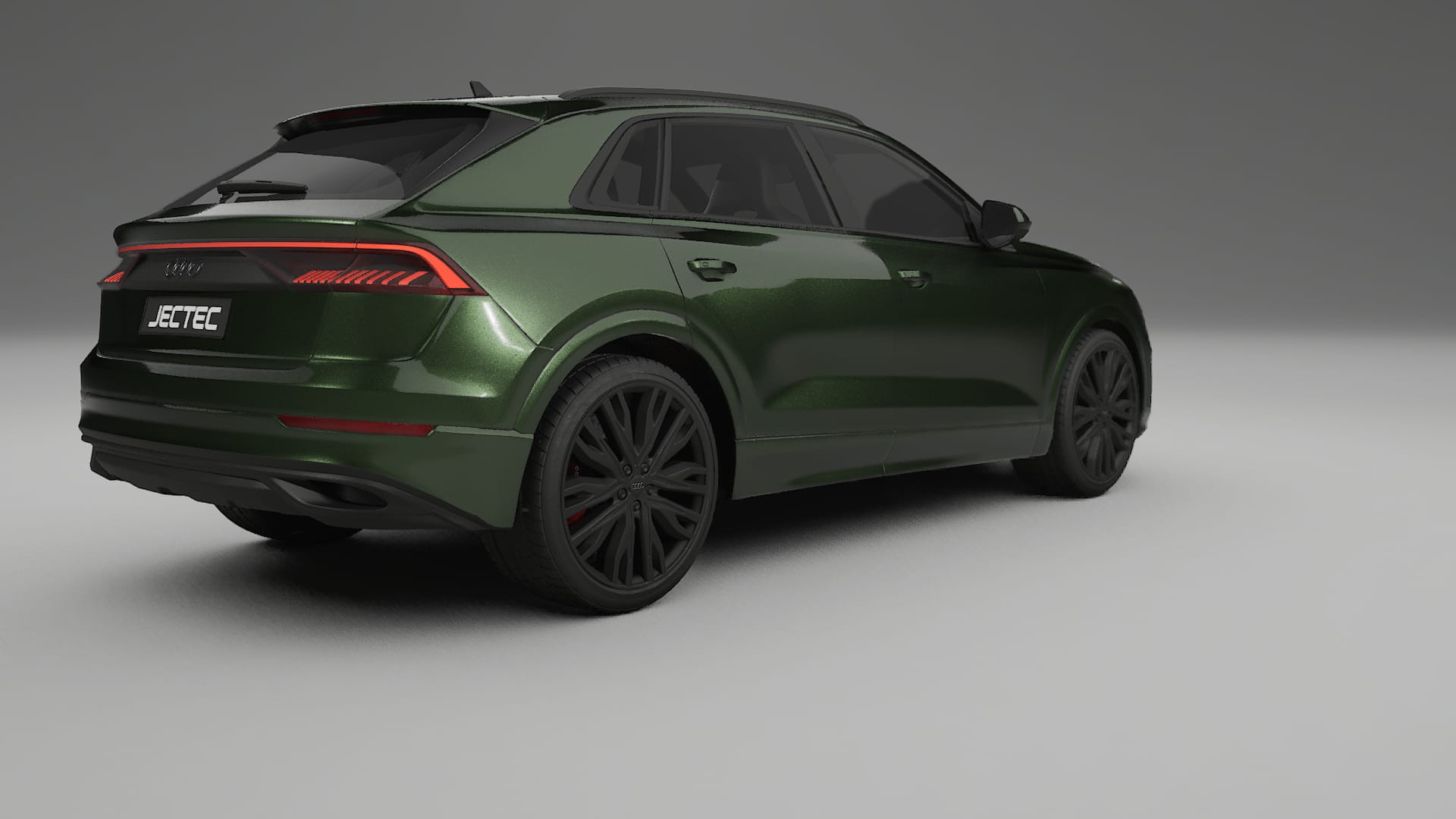 Audi Q8 F1 prefacelift pre LCI TPU Lakbeschermingsfolie | LAGOON Kleurveranderende PPF – Volledig Voorgesneden Kit