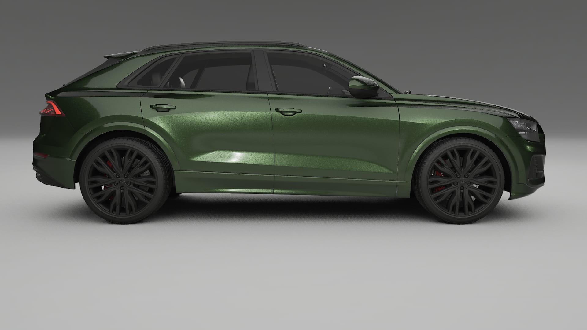 Audi Q8 F1 prefacelift pre LCI TPU Lakbeschermingsfolie | LAGOON Kleurveranderende PPF – Volledig Voorgesneden Kit