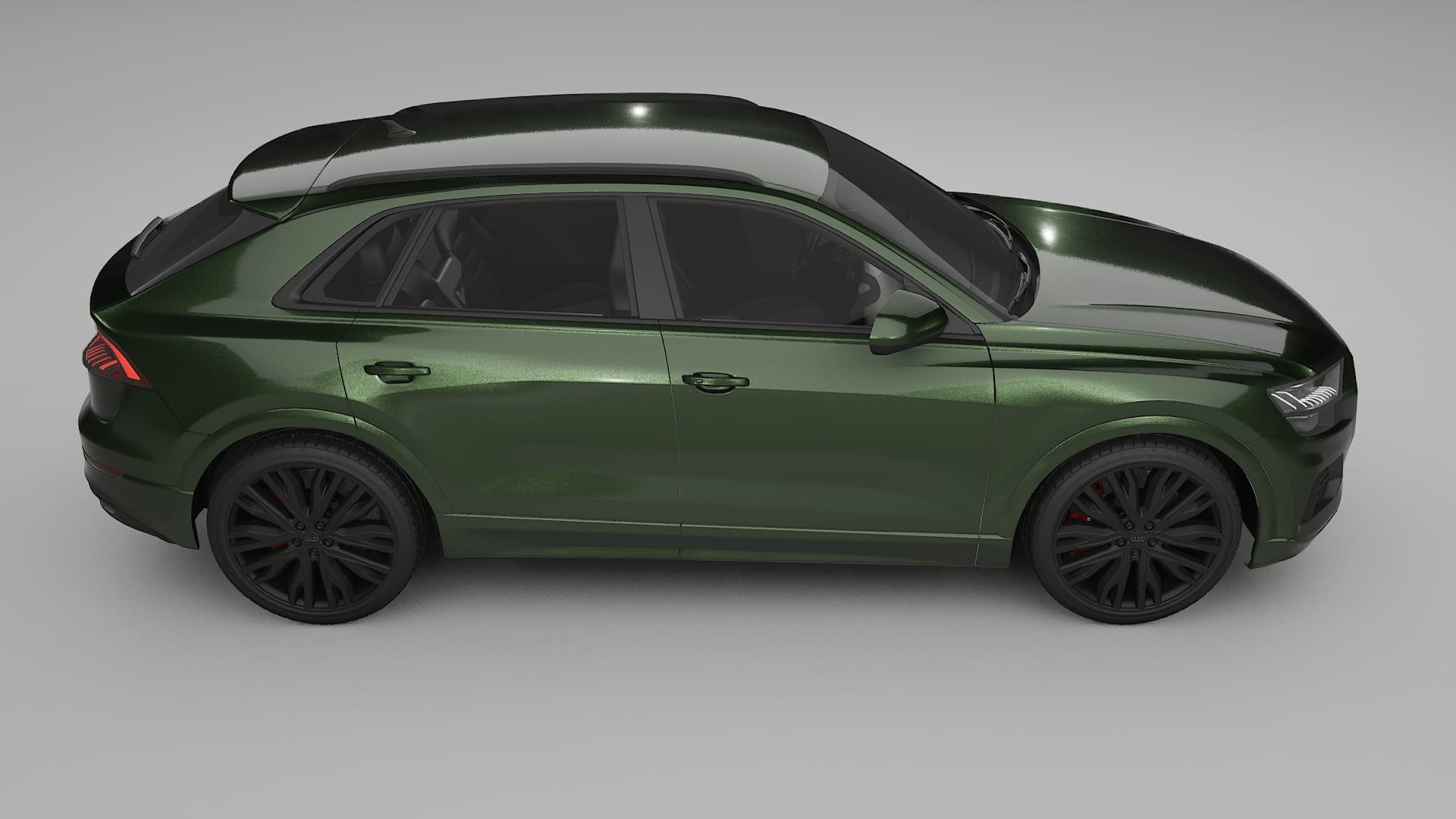 Audi Q8 F1 prefacelift pre LCI TPU Lakbeschermingsfolie | LAGOON Kleurveranderende PPF – Volledig Voorgesneden Kit