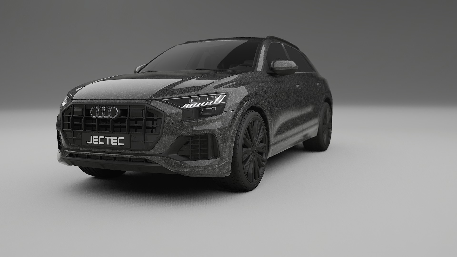 Audi Q8 F1 prefacelift pre LCI TPU Lakbeschermingsfolie | FORGED S Kleurveranderende PPF – Volledig Voorgesneden Kit