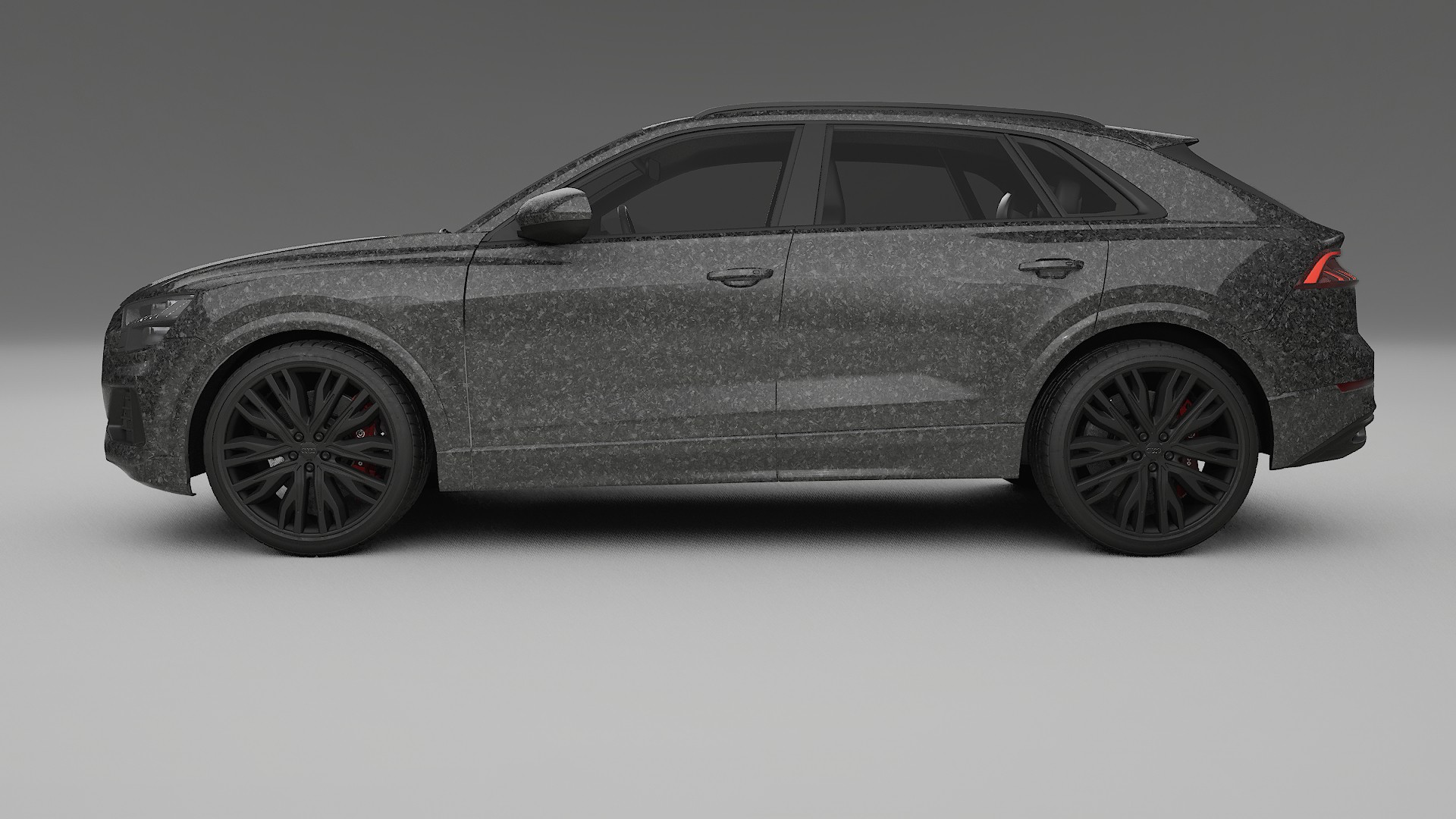 Audi Q8 F1 prefacelift pre LCI TPU Lakbeschermingsfolie | FORGED S Kleurveranderende PPF – Volledig Voorgesneden Kit