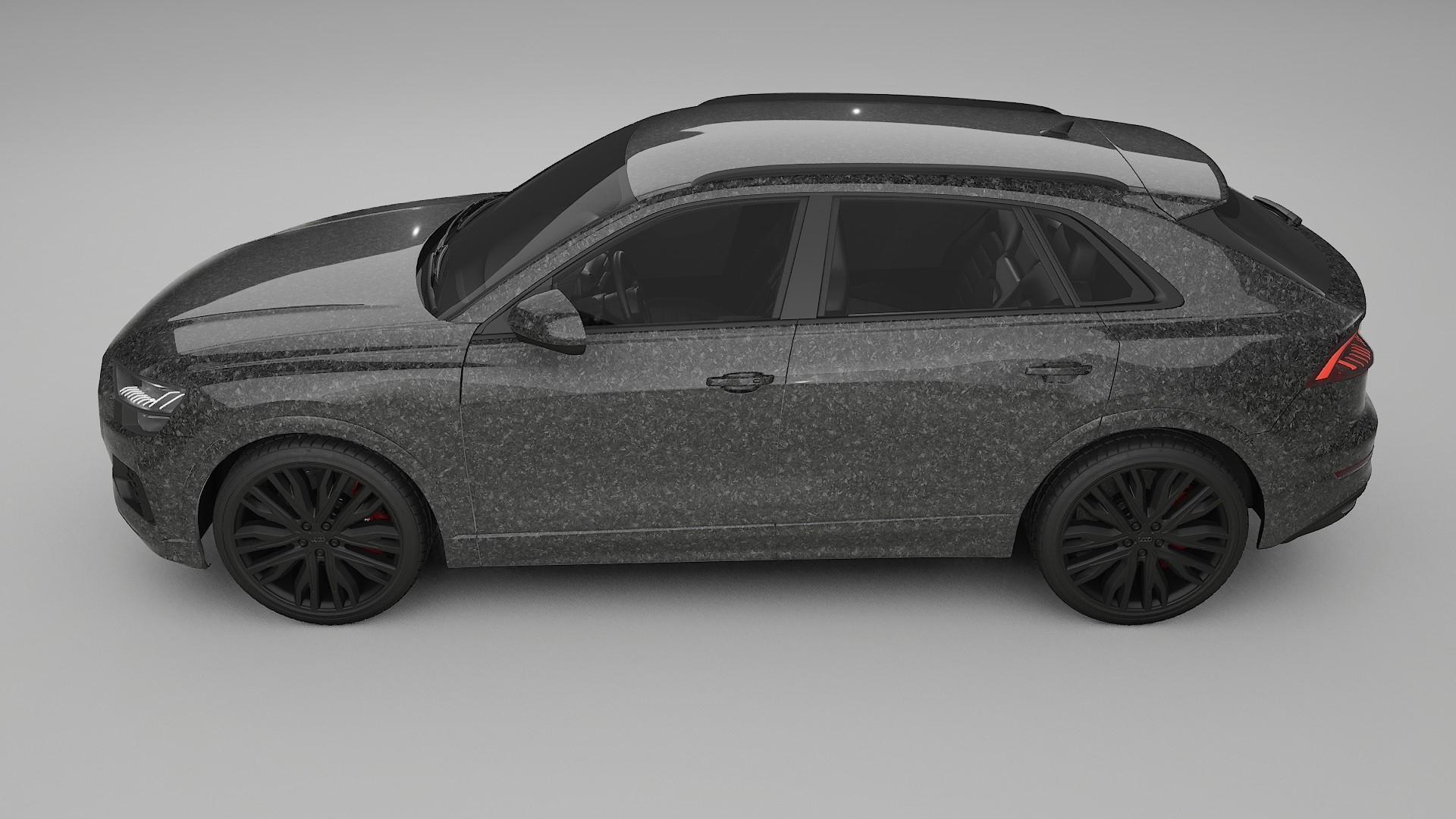 Audi Q8 F1 prefacelift pre LCI TPU Lakbeschermingsfolie | FORGED S Kleurveranderende PPF – Volledig Voorgesneden Kit