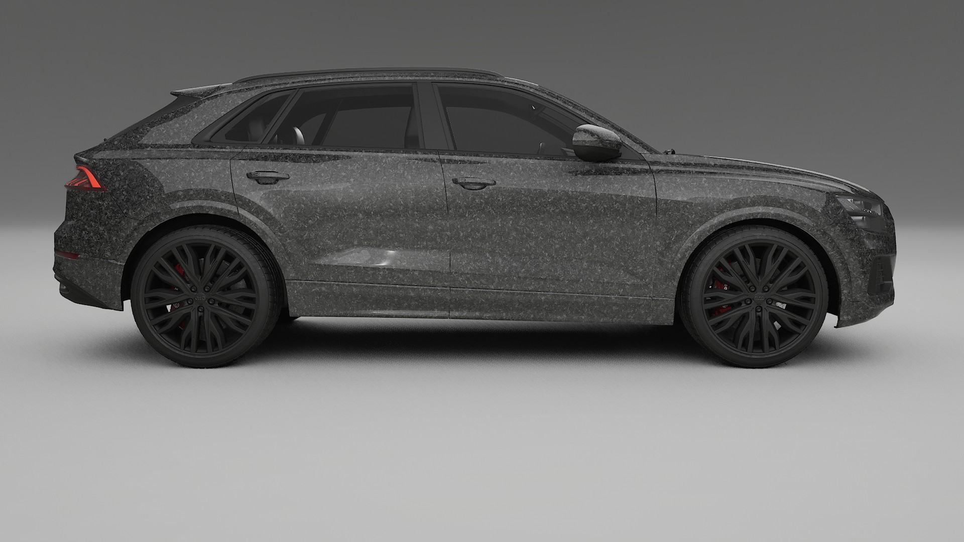 Audi Q8 F1 prefacelift pre LCI TPU Lakbeschermingsfolie | FORGED S Kleurveranderende PPF – Volledig Voorgesneden Kit