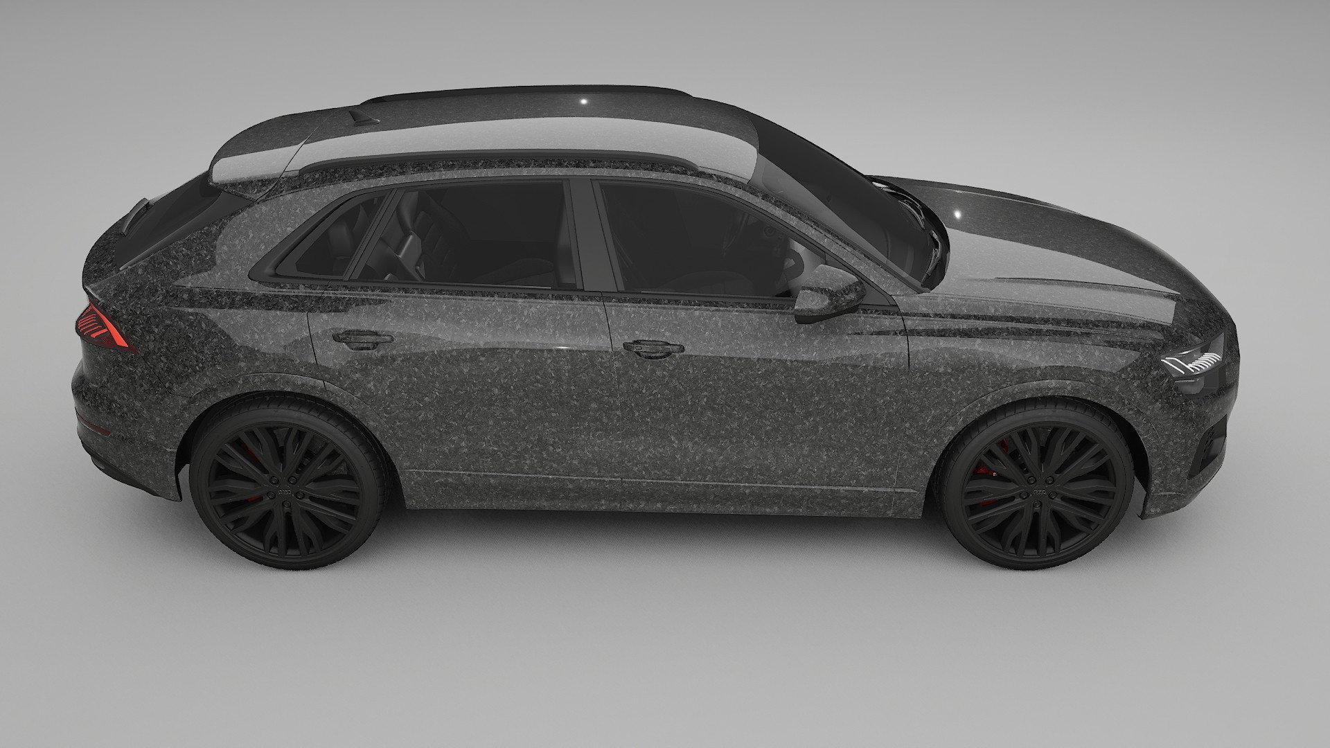 Audi Q8 F1 prefacelift pre LCI TPU Lakbeschermingsfolie | FORGED S Kleurveranderende PPF – Volledig Voorgesneden Kit