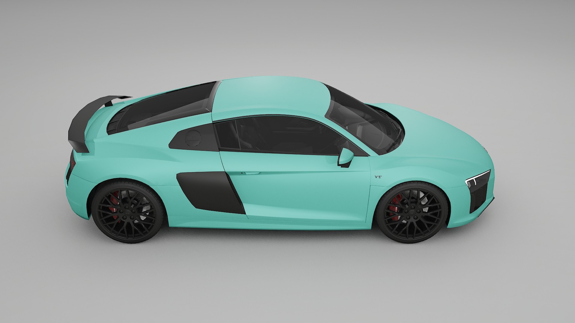 Audi R8 typ 4S prefacelift pre LCI TPU Lakbeschermingsfolie | FROST Kleurveranderende PPF – Volledig Voorgesneden Kit