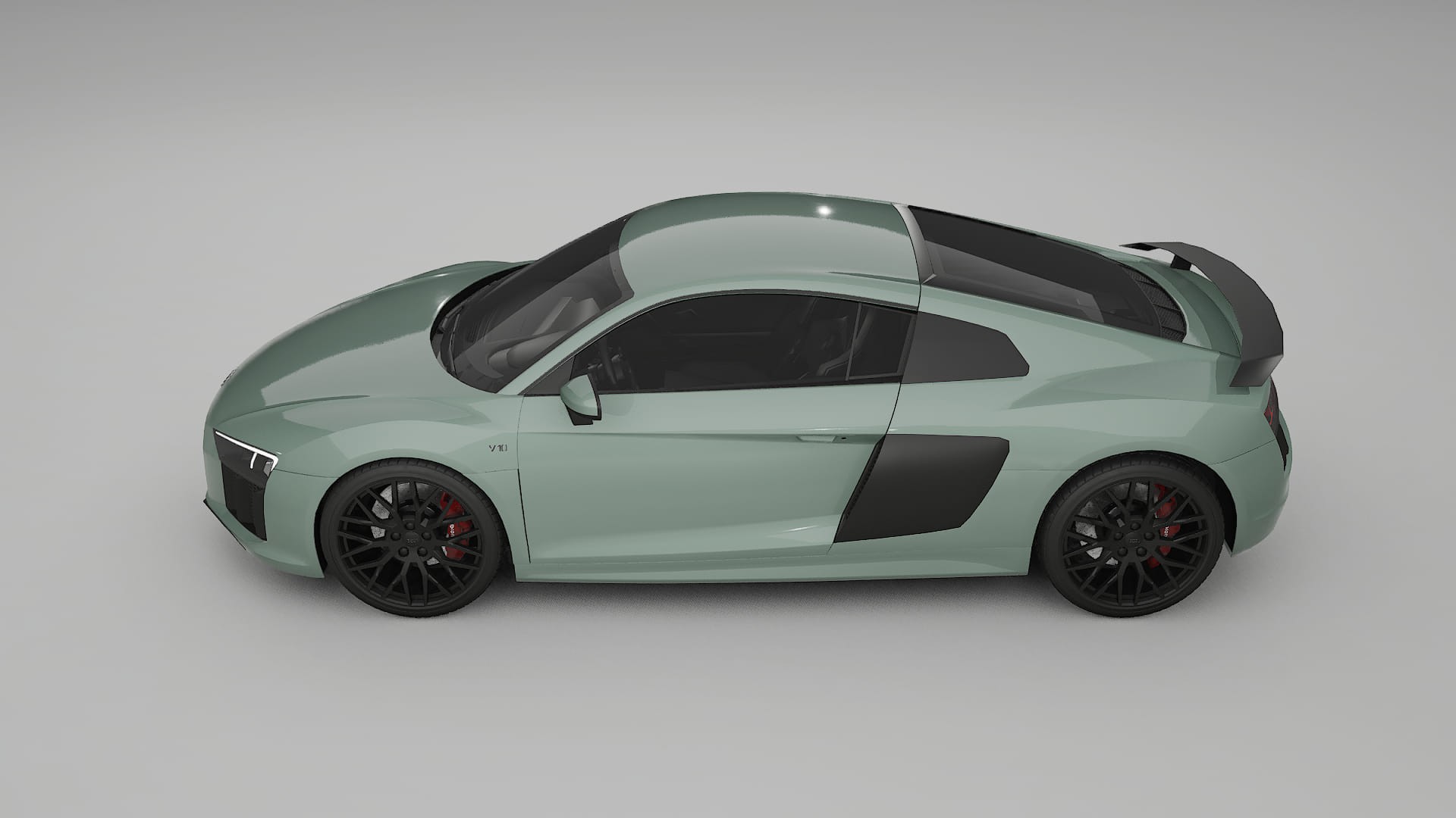 Audi R8 typ 4S prefacelift pre LCI TPU Lakbeschermingsfolie | CINDER Kleurveranderende PPF – Volledig Voorgesneden Kit