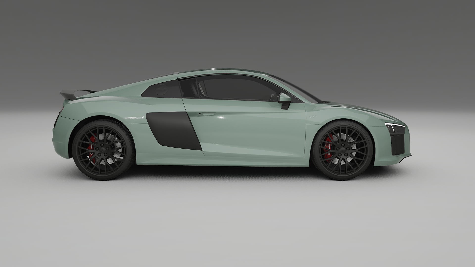 Audi R8 typ 4S prefacelift pre LCI TPU Lakbeschermingsfolie | CINDER Kleurveranderende PPF – Volledig Voorgesneden Kit