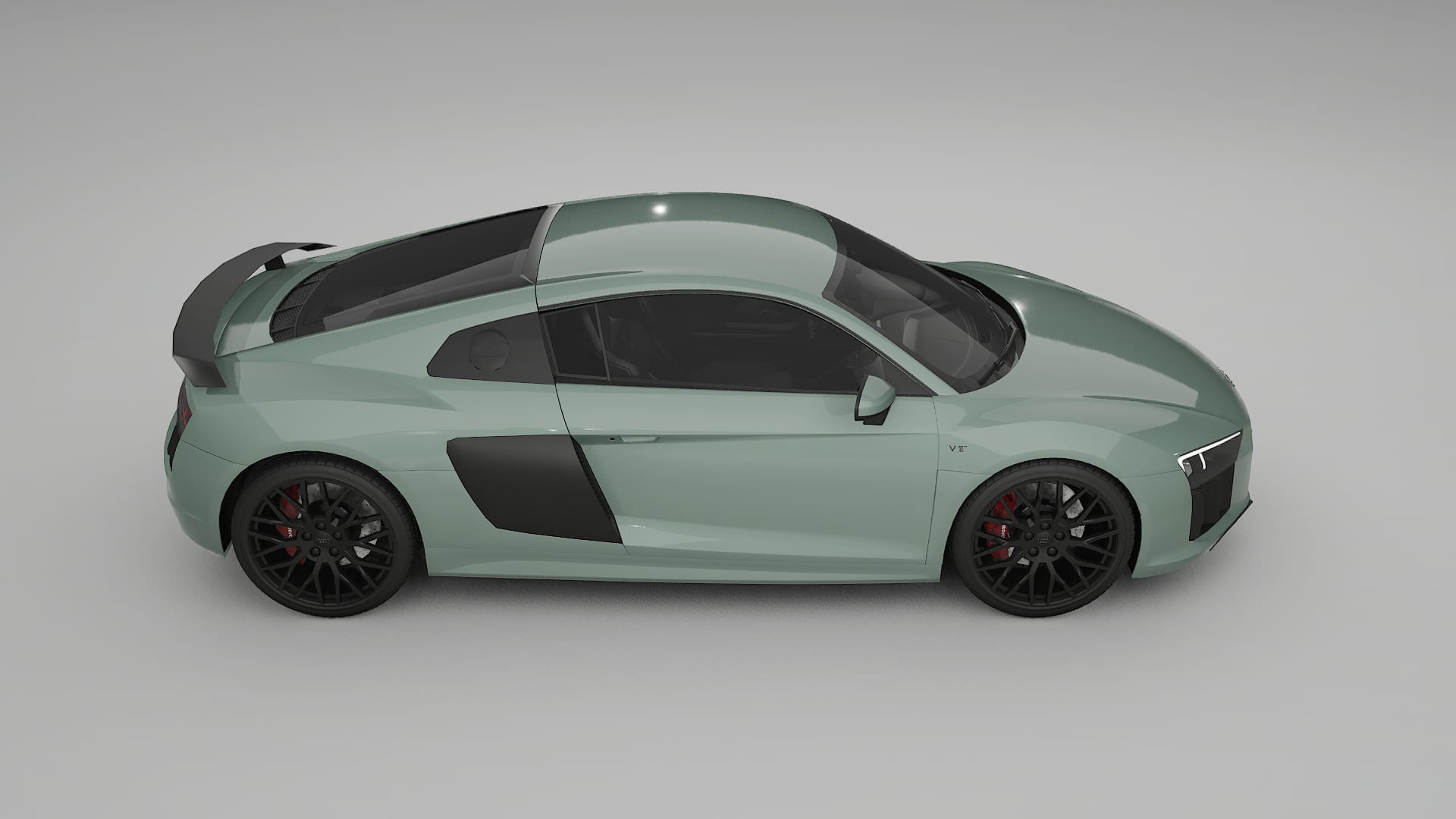 Audi R8 typ 4S prefacelift pre LCI TPU Lakbeschermingsfolie | CINDER Kleurveranderende PPF – Volledig Voorgesneden Kit
