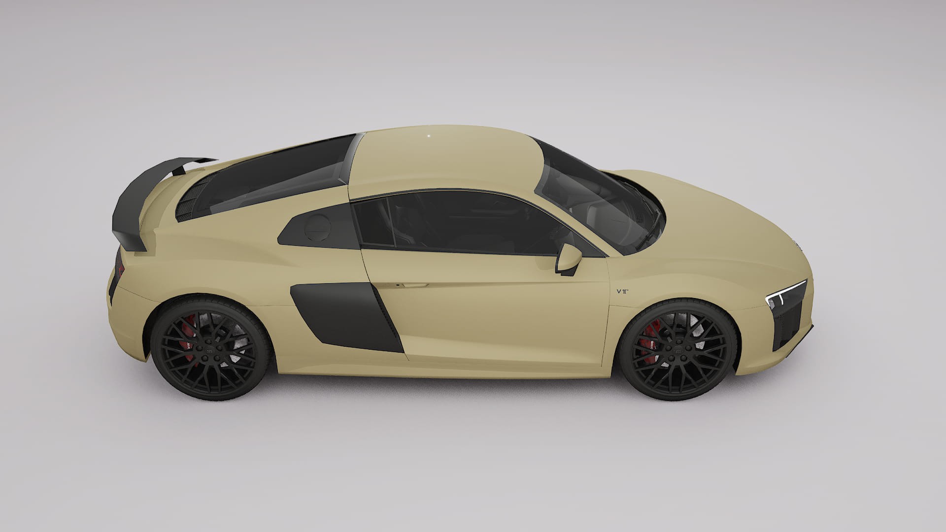 Audi R8 typ 4S prefacelift pre LCI TPU Lakbeschermingsfolie | SAND Kleurveranderende PPF – Volledig Voorgesneden Kit