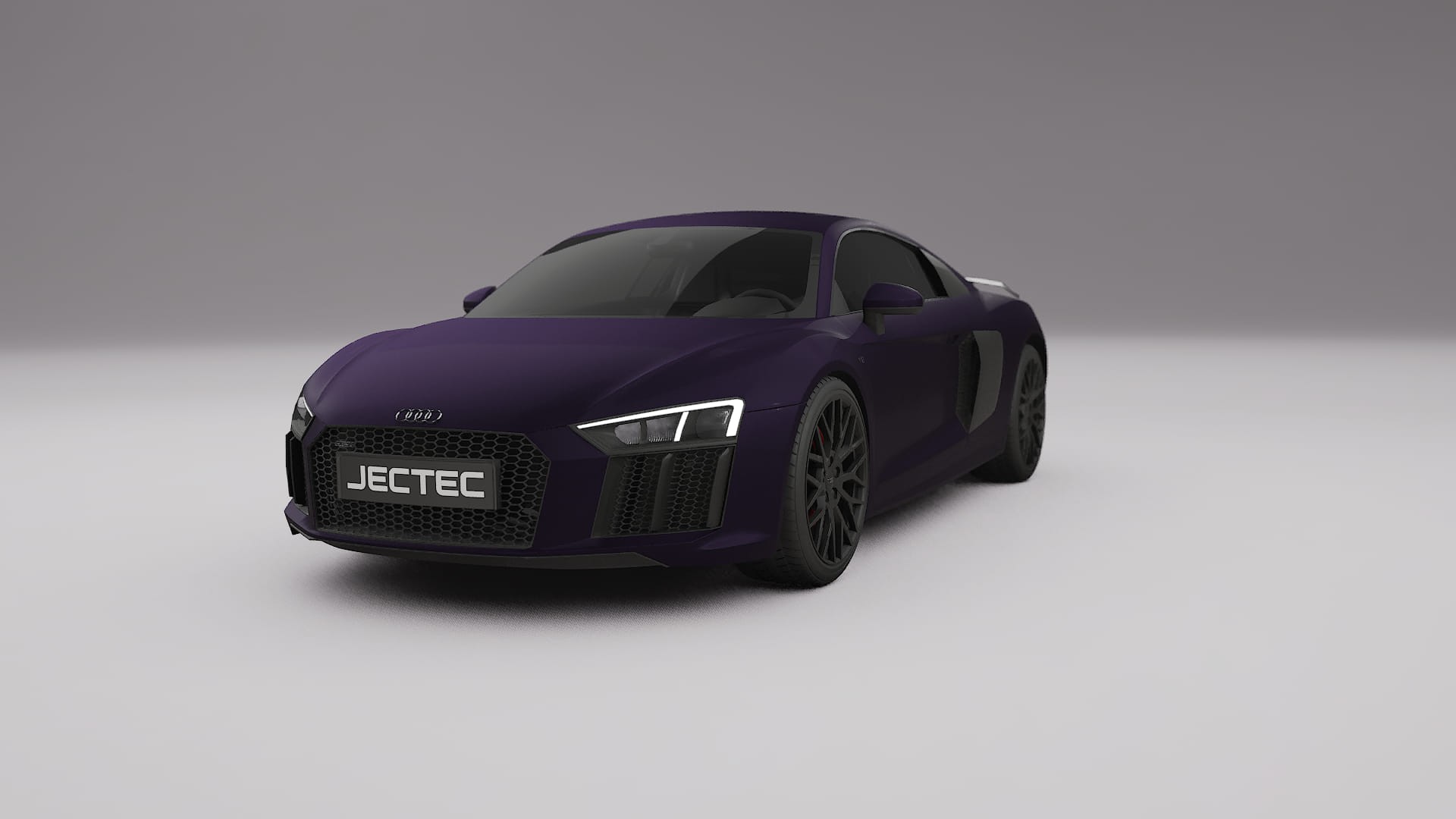 Audi R8 typ 4S prefacelift pre LCI TPU Lakbeschermingsfolie | VIOLET Kleurveranderende PPF – Volledig Voorgesneden Kit