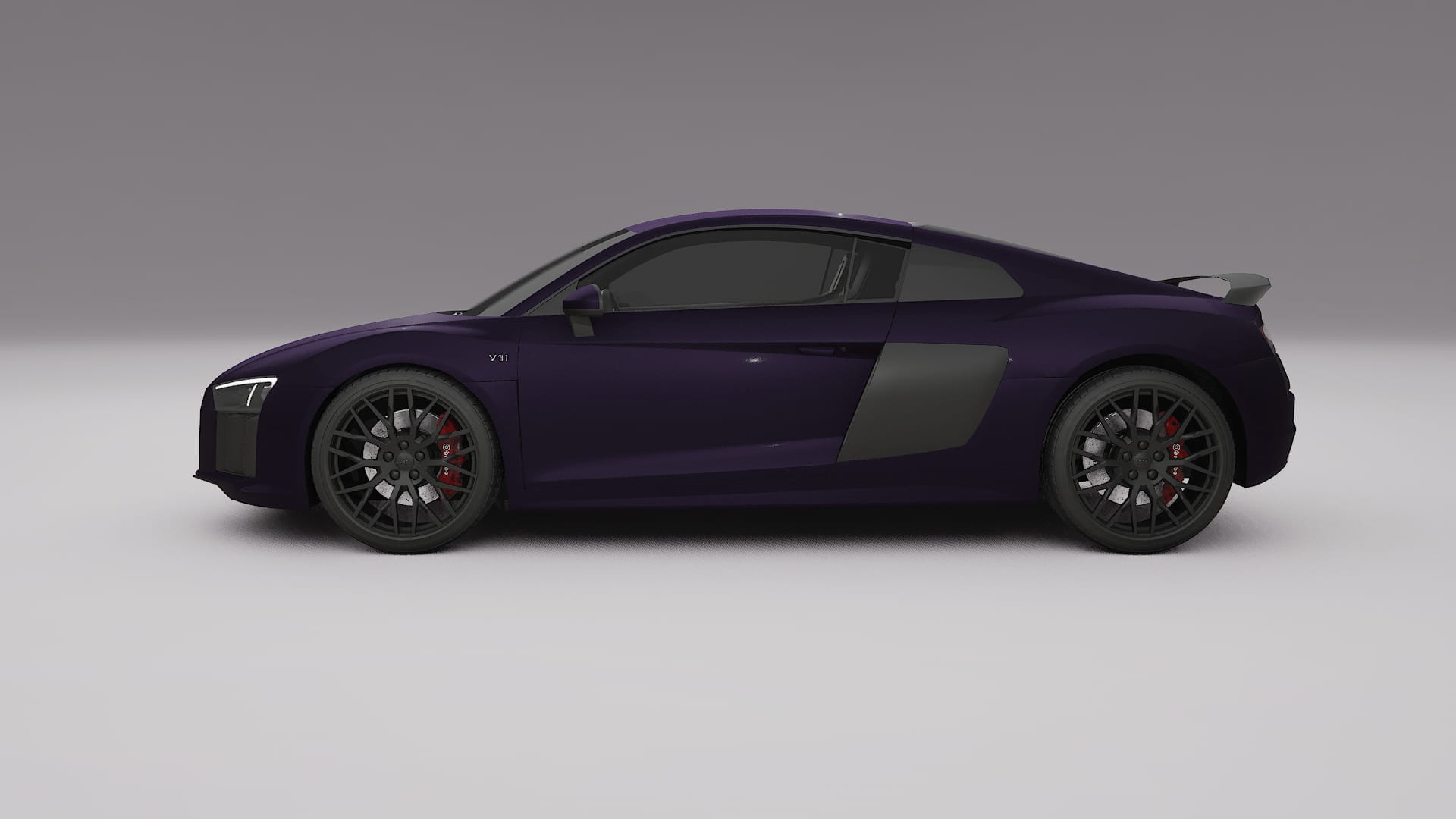 Audi R8 typ 4S prefacelift pre LCI TPU Lakbeschermingsfolie | VIOLET Kleurveranderende PPF – Volledig Voorgesneden Kit