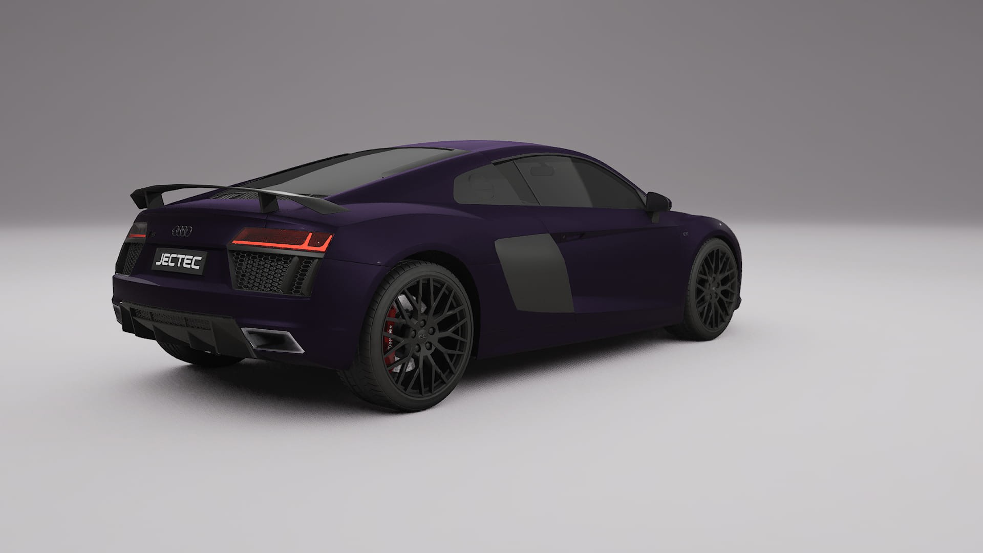 Audi R8 typ 4S prefacelift pre LCI TPU Lakbeschermingsfolie | VIOLET Kleurveranderende PPF – Volledig Voorgesneden Kit