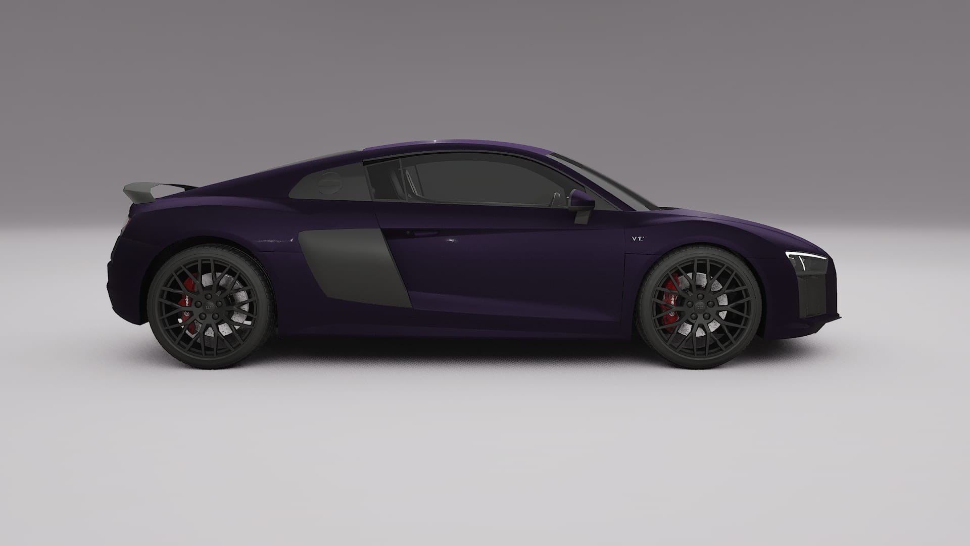 Audi R8 typ 4S prefacelift pre LCI TPU Lakbeschermingsfolie | VIOLET Kleurveranderende PPF – Volledig Voorgesneden Kit