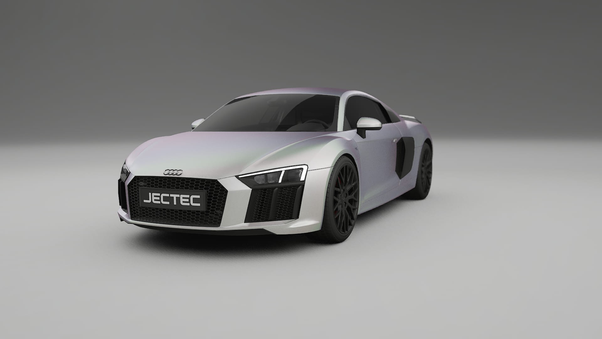 Audi R8 typ 4S prefacelift pre LCI TPU Lakbeschermingsfolie | NEBULA Kleurveranderende PPF – Volledig Voorgesneden Kit