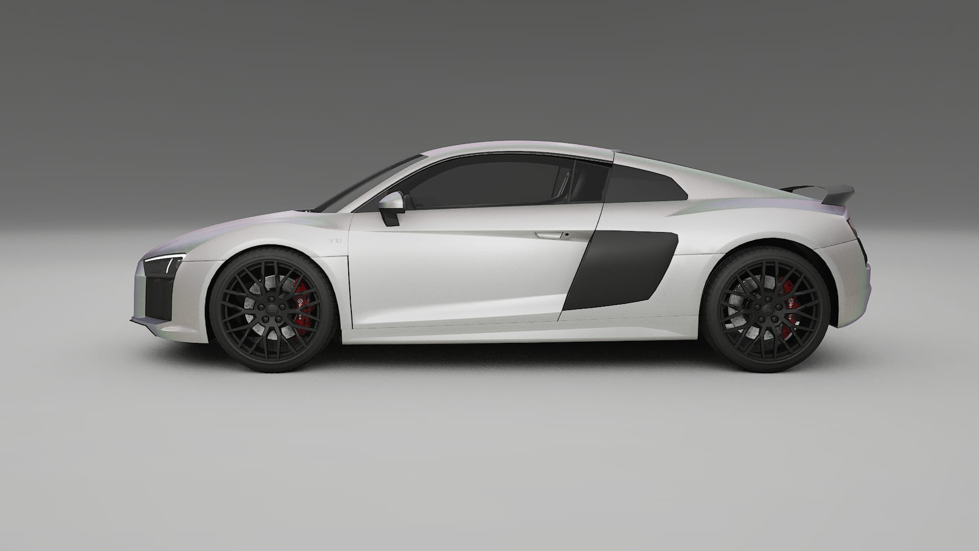 Audi R8 typ 4S prefacelift pre LCI TPU Lakbeschermingsfolie | NEBULA Kleurveranderende PPF – Volledig Voorgesneden Kit