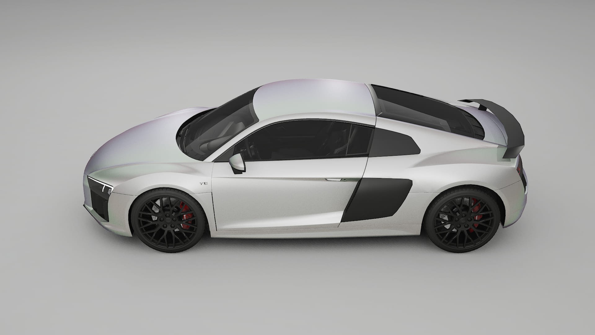 Audi R8 typ 4S prefacelift pre LCI TPU Lakbeschermingsfolie | NEBULA Kleurveranderende PPF – Volledig Voorgesneden Kit