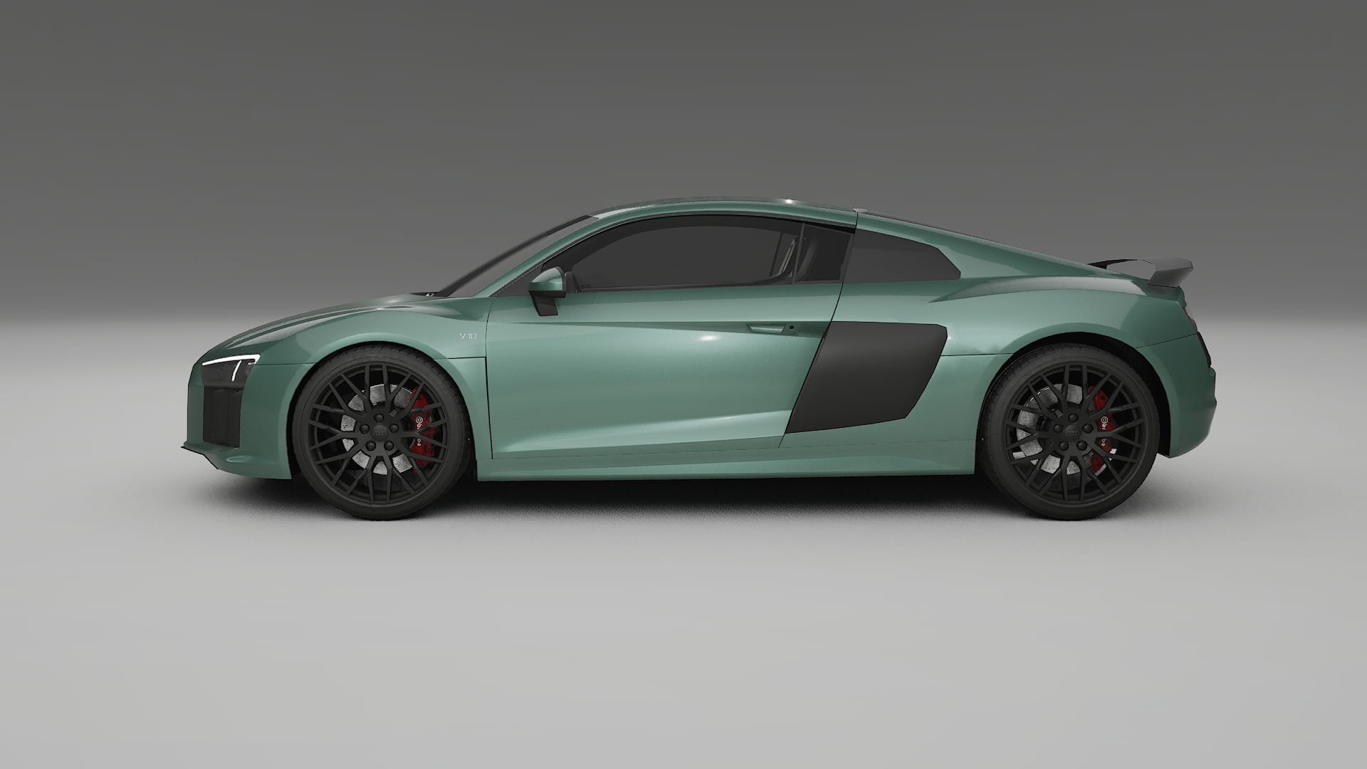 Audi R8 typ 4S prefacelift pre LCI TPU Lakbeschermingsfolie | EVERGREEN Kleurveranderende PPF – Volledig Voorgesneden Kit