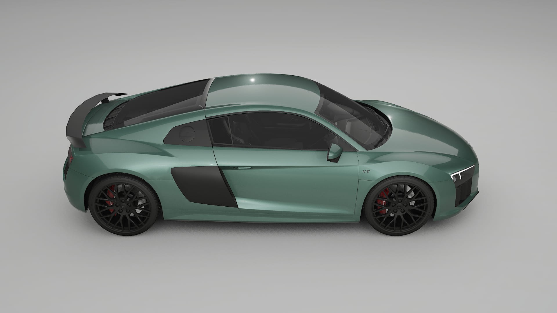 Audi R8 typ 4S prefacelift pre LCI TPU Lakbeschermingsfolie | EVERGREEN Kleurveranderende PPF – Volledig Voorgesneden Kit