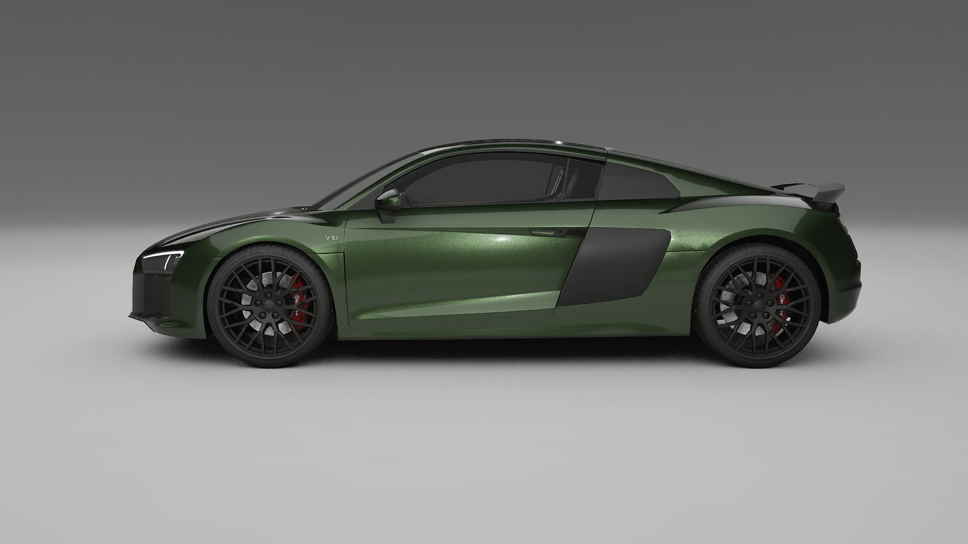 Audi R8 typ 4S prefacelift pre LCI TPU Lakbeschermingsfolie | LAGOON Kleurveranderende PPF – Volledig Voorgesneden Kit