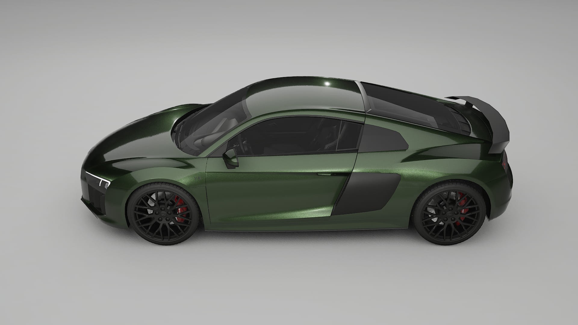 Audi R8 typ 4S prefacelift pre LCI TPU Lakbeschermingsfolie | LAGOON Kleurveranderende PPF – Volledig Voorgesneden Kit