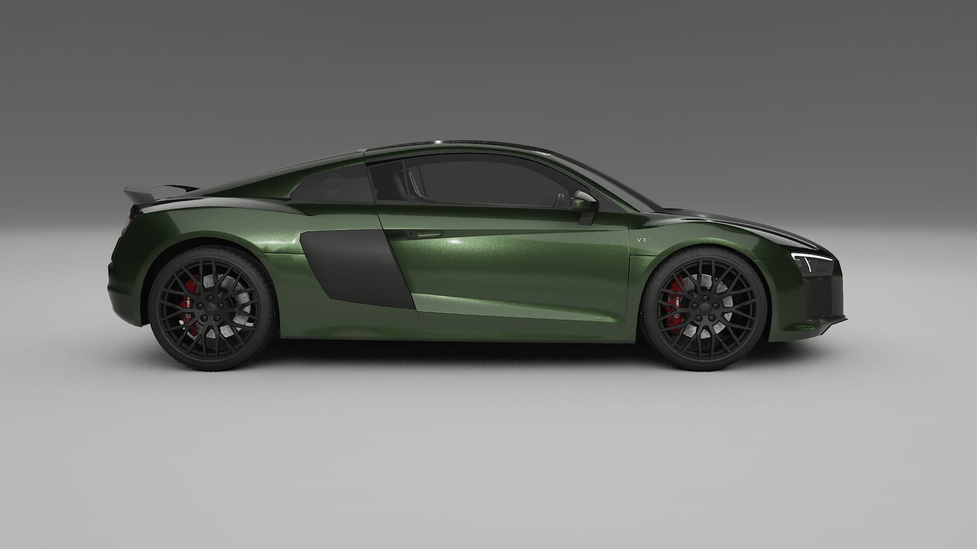 Audi R8 typ 4S prefacelift pre LCI TPU Lakbeschermingsfolie | LAGOON Kleurveranderende PPF – Volledig Voorgesneden Kit