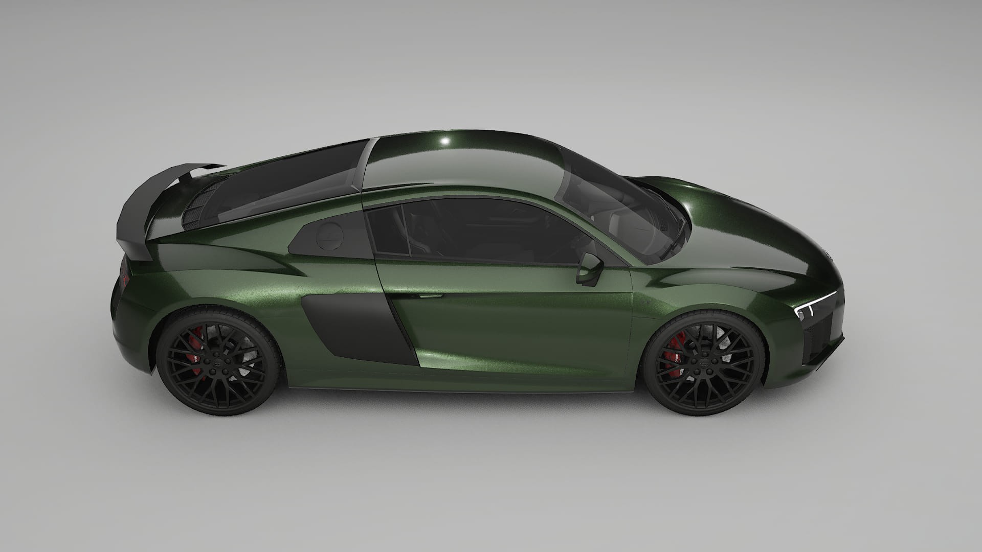 Audi R8 typ 4S prefacelift pre LCI TPU Lakbeschermingsfolie | LAGOON Kleurveranderende PPF – Volledig Voorgesneden Kit