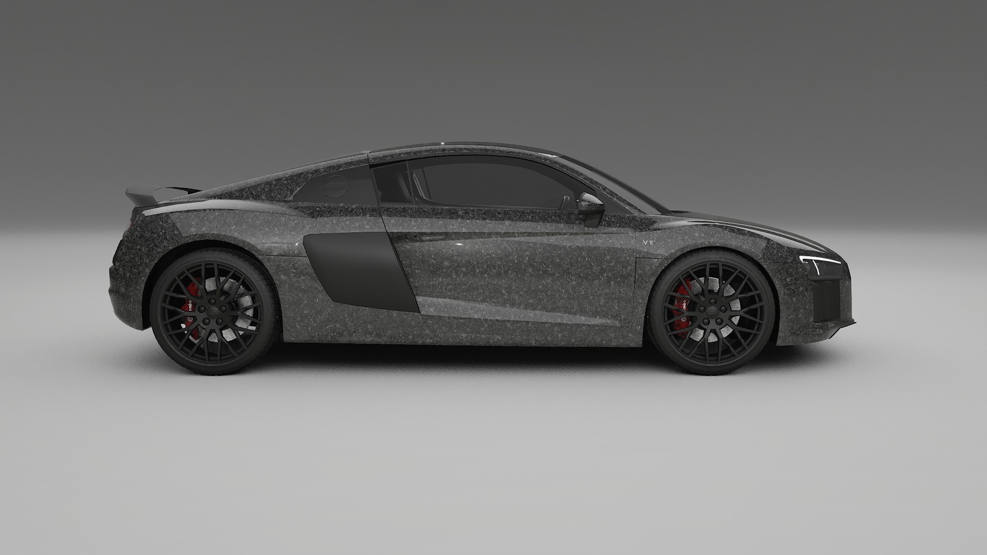 Audi R8 typ 4S prefacelift pre LCI TPU Lakbeschermingsfolie | FORGED S Kleurveranderende PPF – Volledig Voorgesneden Kit