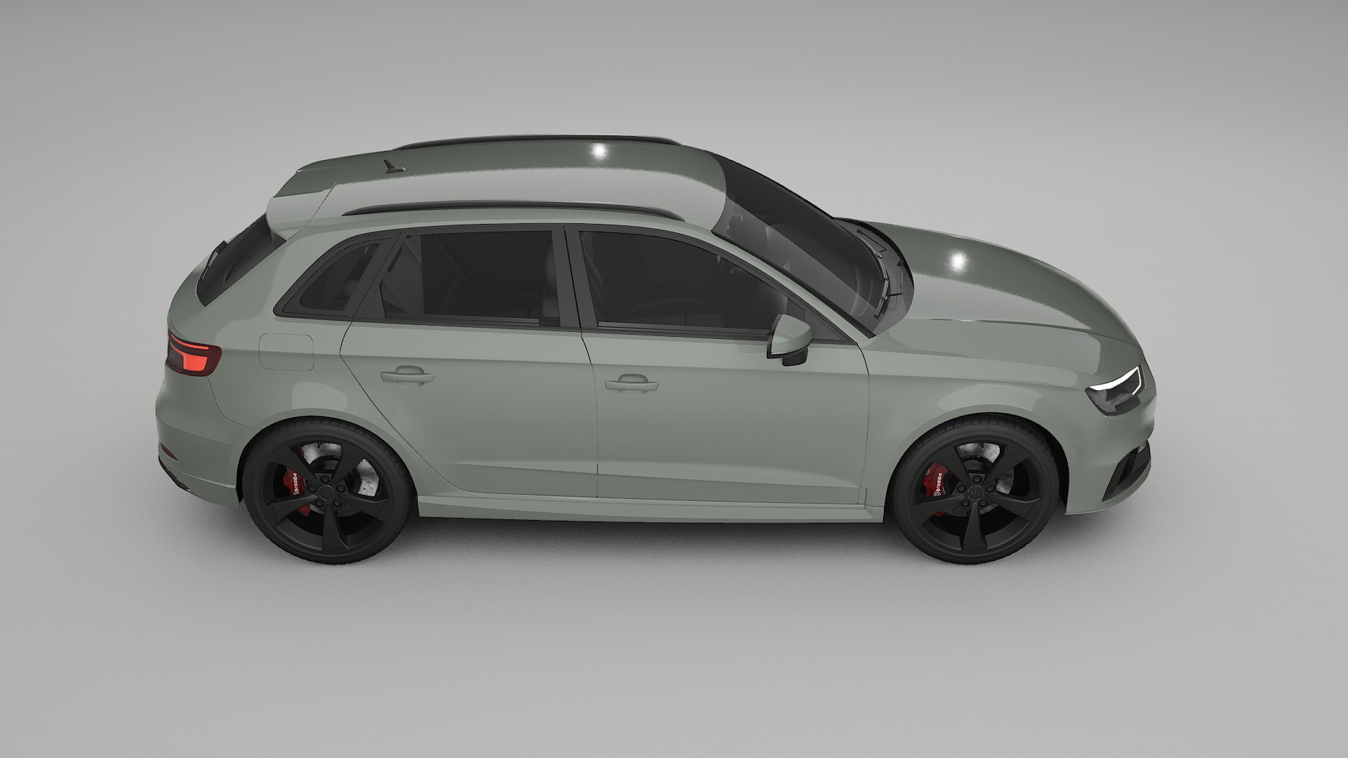 Audi RS3 Sportback 8V facelift LCI TPU Lakbeschermingsfolie | SLATE Kleurveranderende PPF – Volledig Voorgesneden Kit