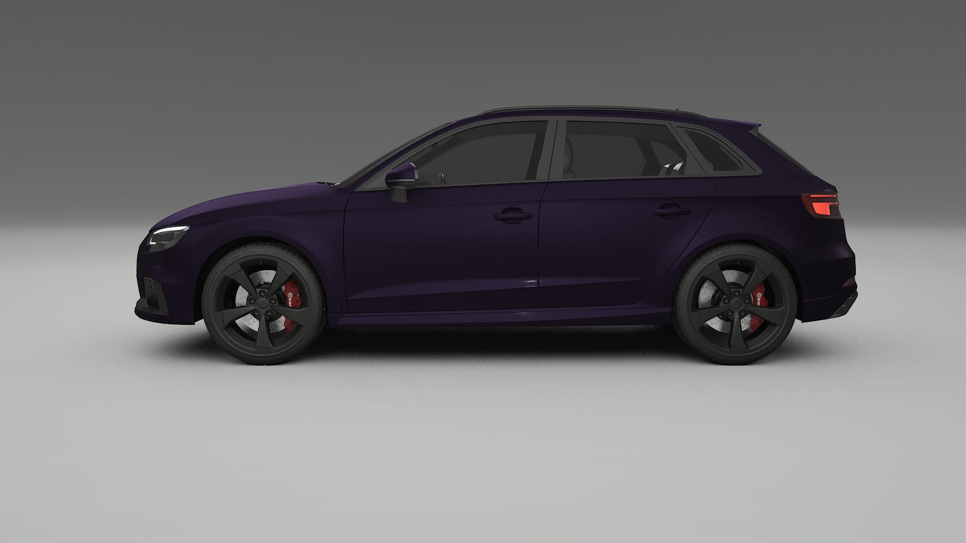 Audi RS3 Sportback 8V facelift LCI TPU Lakbeschermingsfolie | VIOLET Kleurveranderende PPF – Volledig Voorgesneden Kit