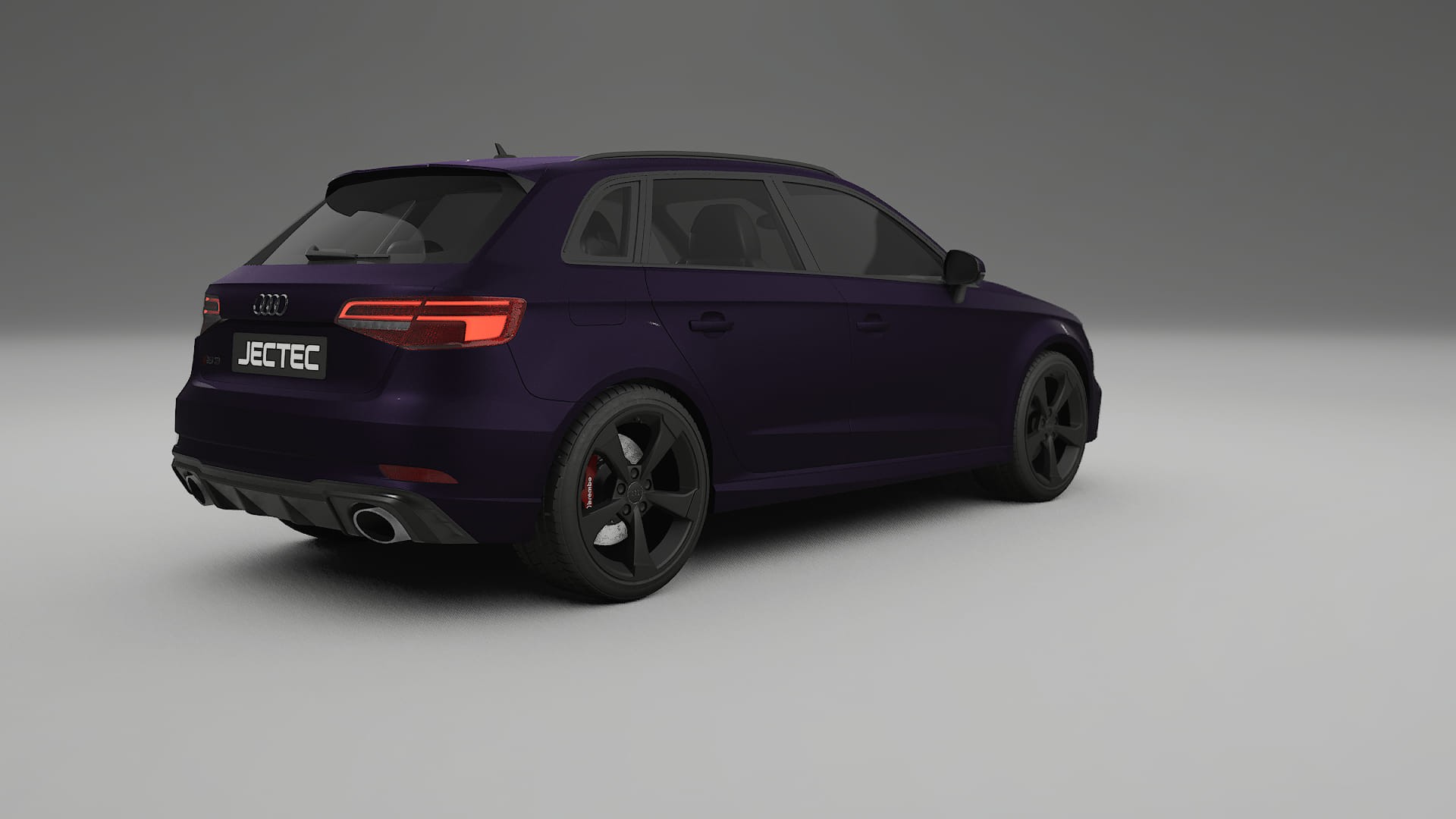 Audi RS3 Sportback 8V facelift LCI TPU Lakbeschermingsfolie | VIOLET Kleurveranderende PPF – Volledig Voorgesneden Kit