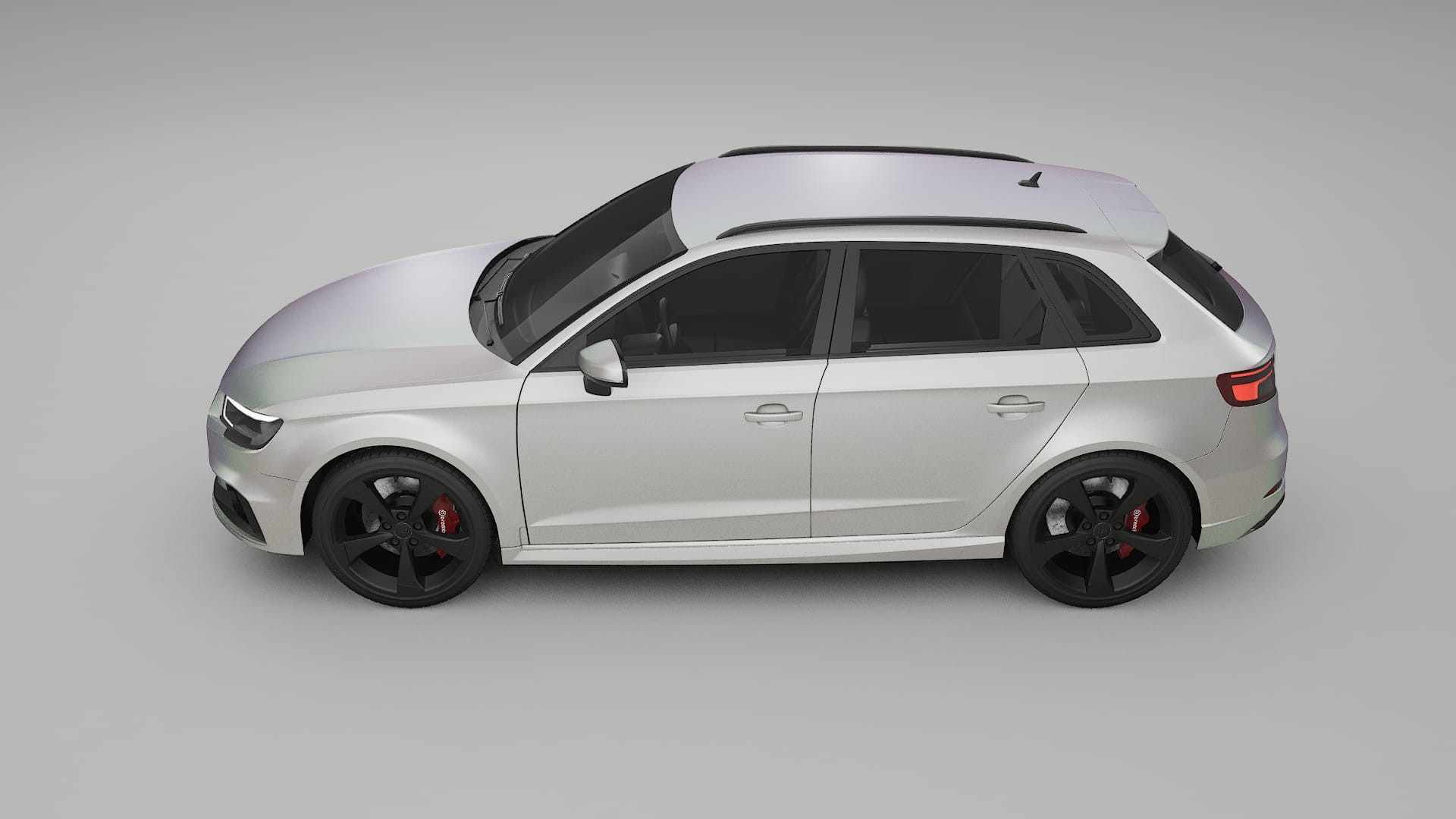Audi RS3 Sportback 8V facelift LCI TPU Lakbeschermingsfolie | NEBULA Kleurveranderende PPF – Volledig Voorgesneden Kit