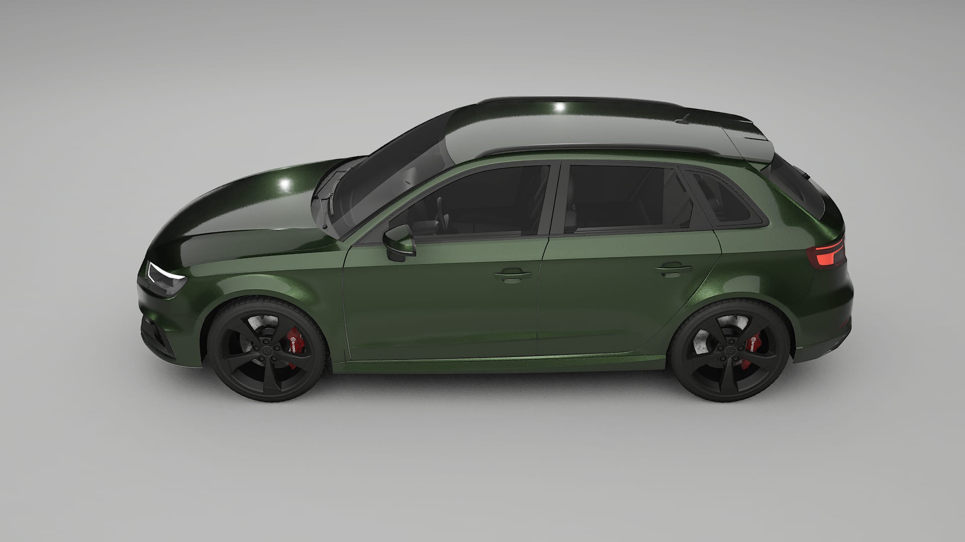 Audi RS3 Sportback 8V facelift LCI TPU Lakbeschermingsfolie | LAGOON Kleurveranderende PPF – Volledig Voorgesneden Kit