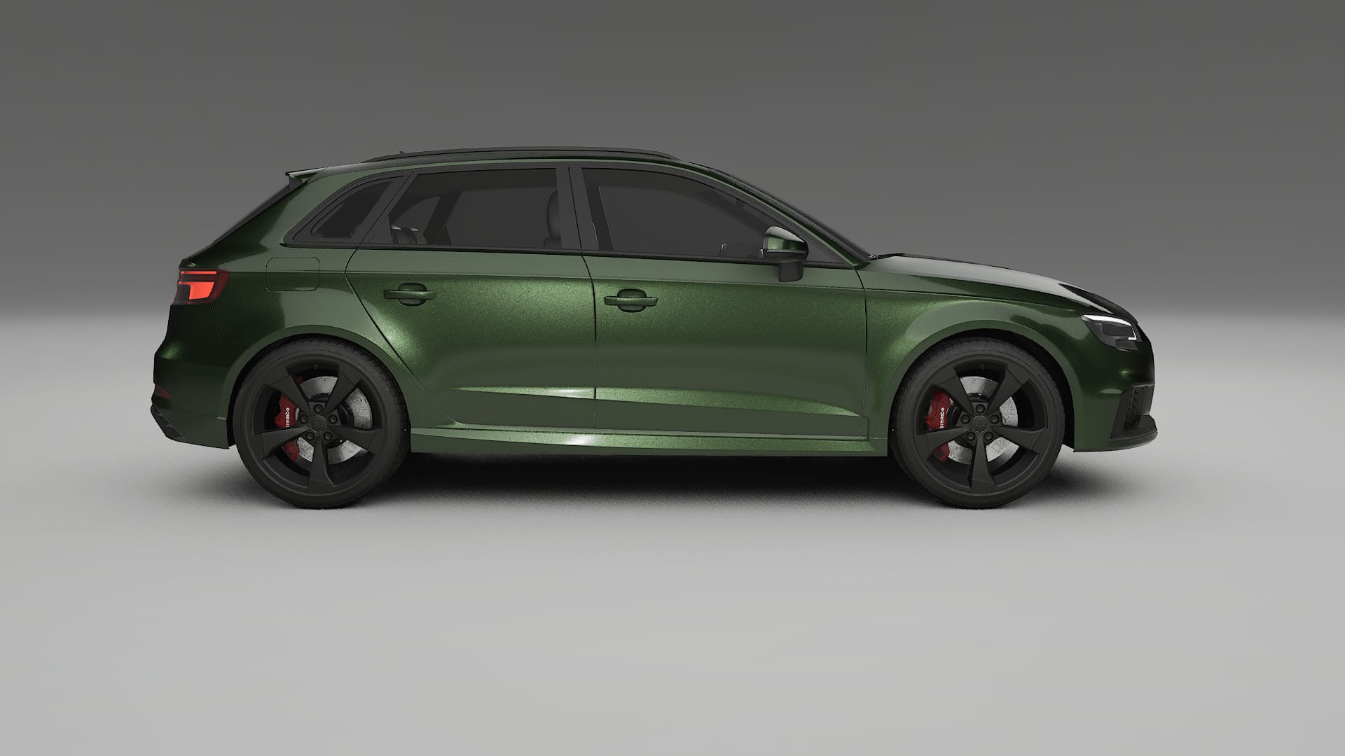 Audi RS3 Sportback 8V facelift LCI TPU Lakbeschermingsfolie | LAGOON Kleurveranderende PPF – Volledig Voorgesneden Kit